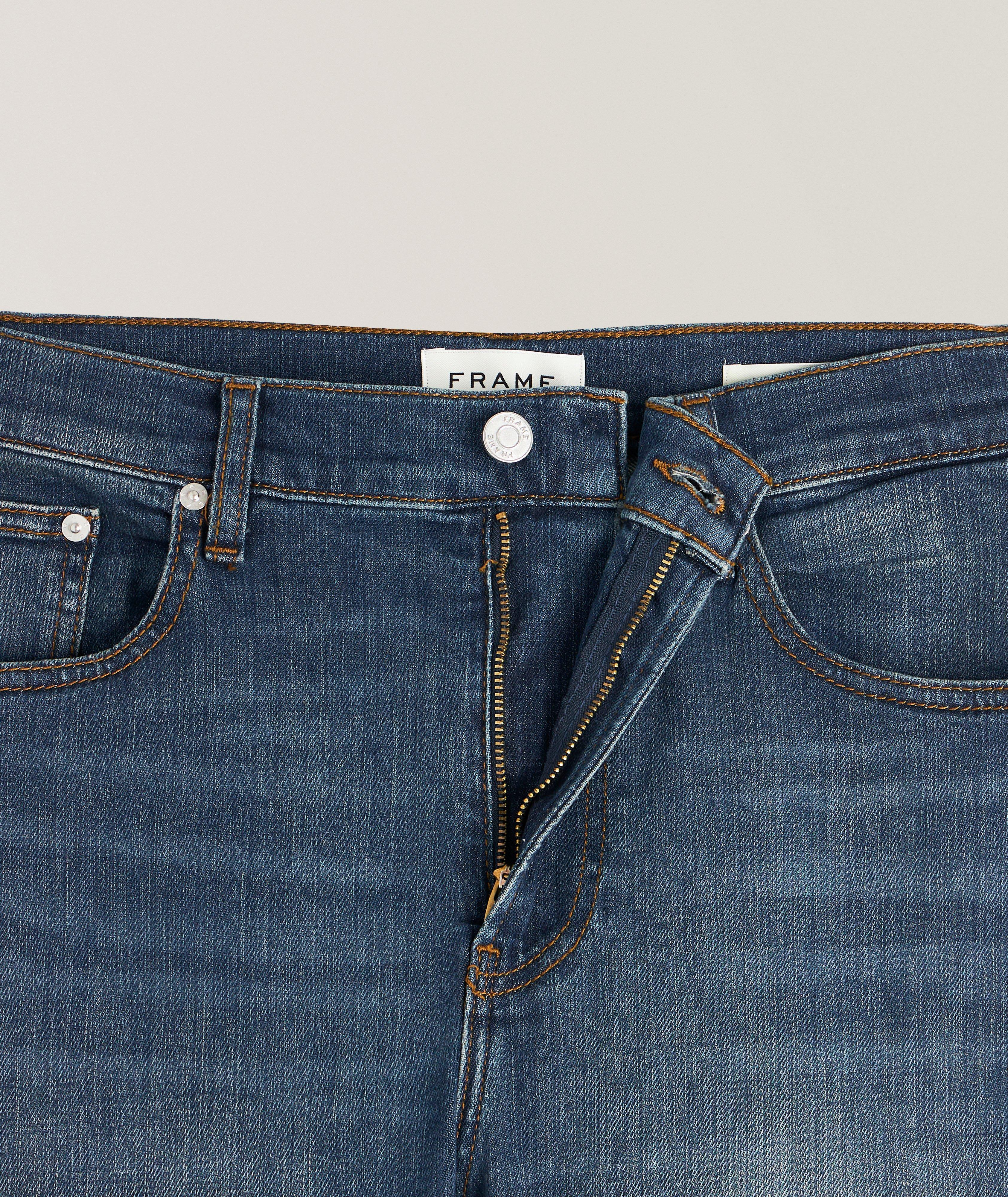 Jean en coton extensible de coupe moderne droite image 1