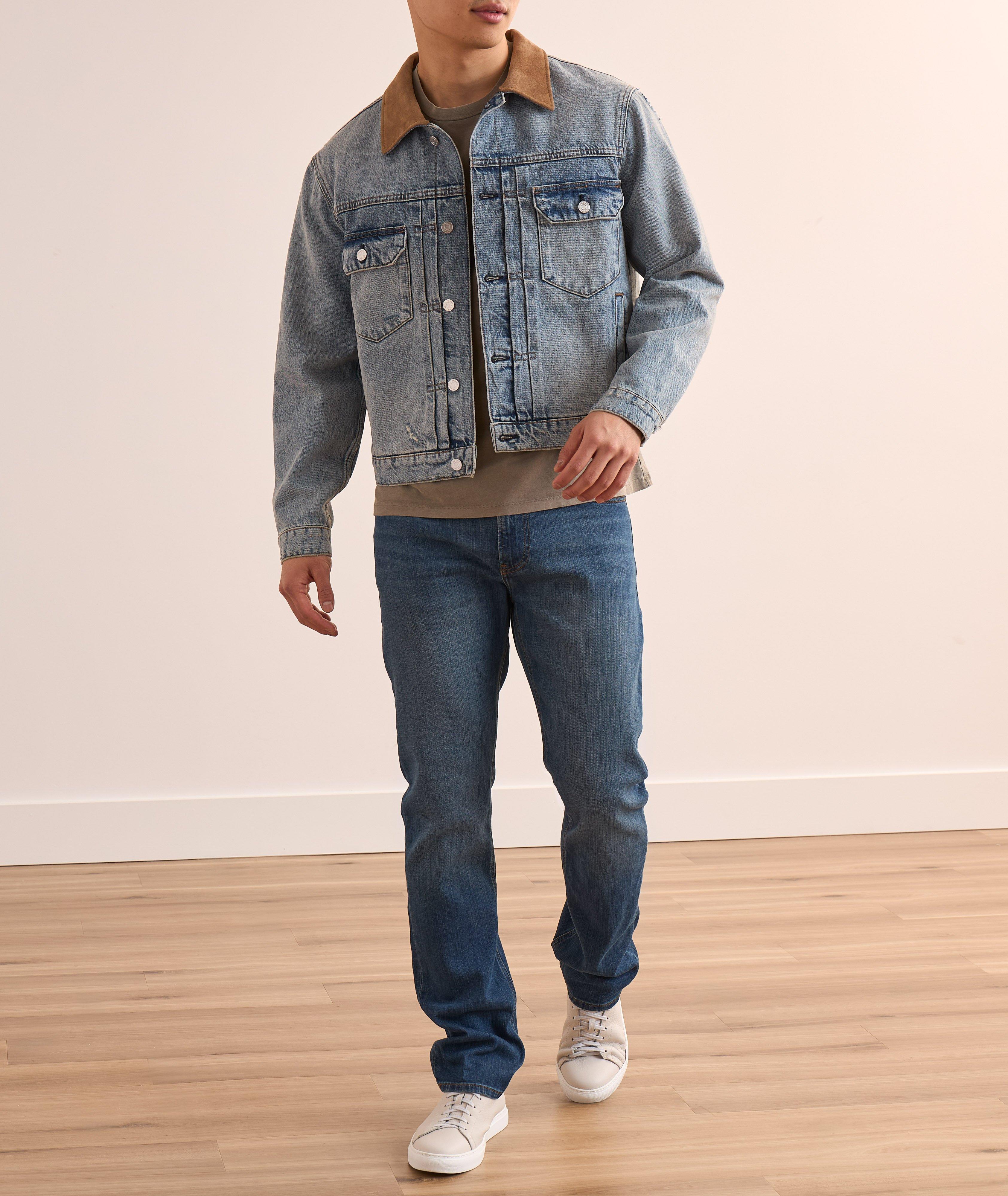 Modern Straight Stretch-Cotton Jeans image 4