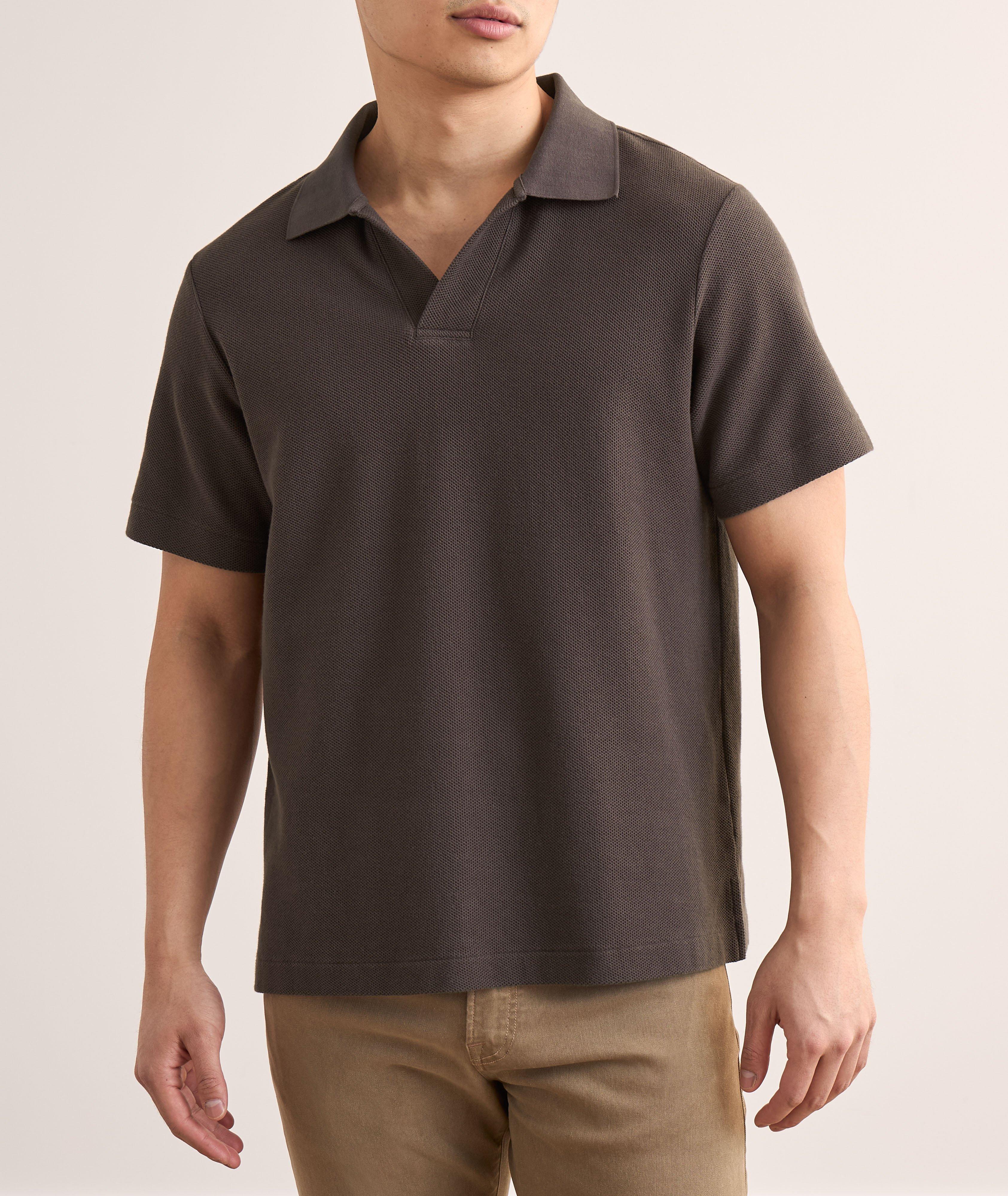 Jacquard Cuban Collar Polo  image 1