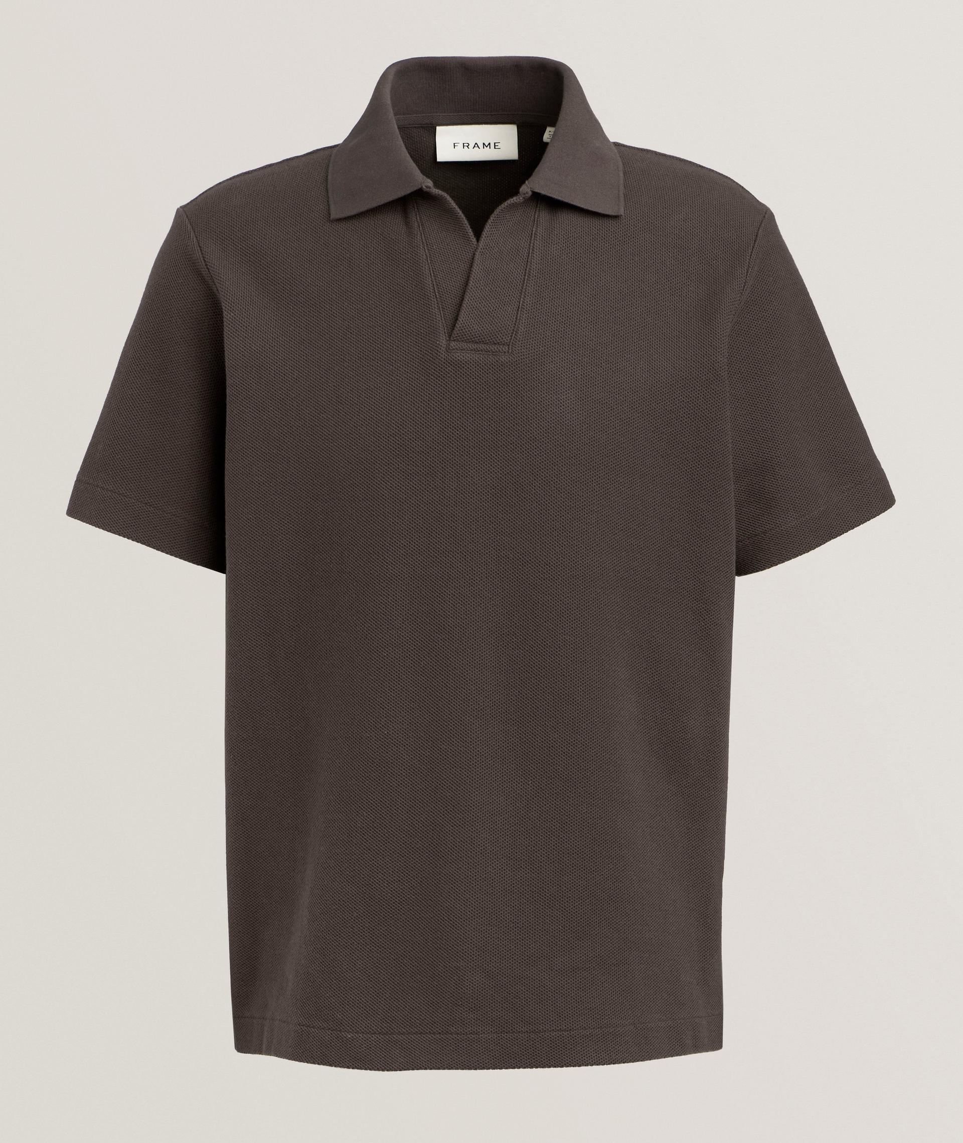 Jacquard Johnny Collar Polo  image 0