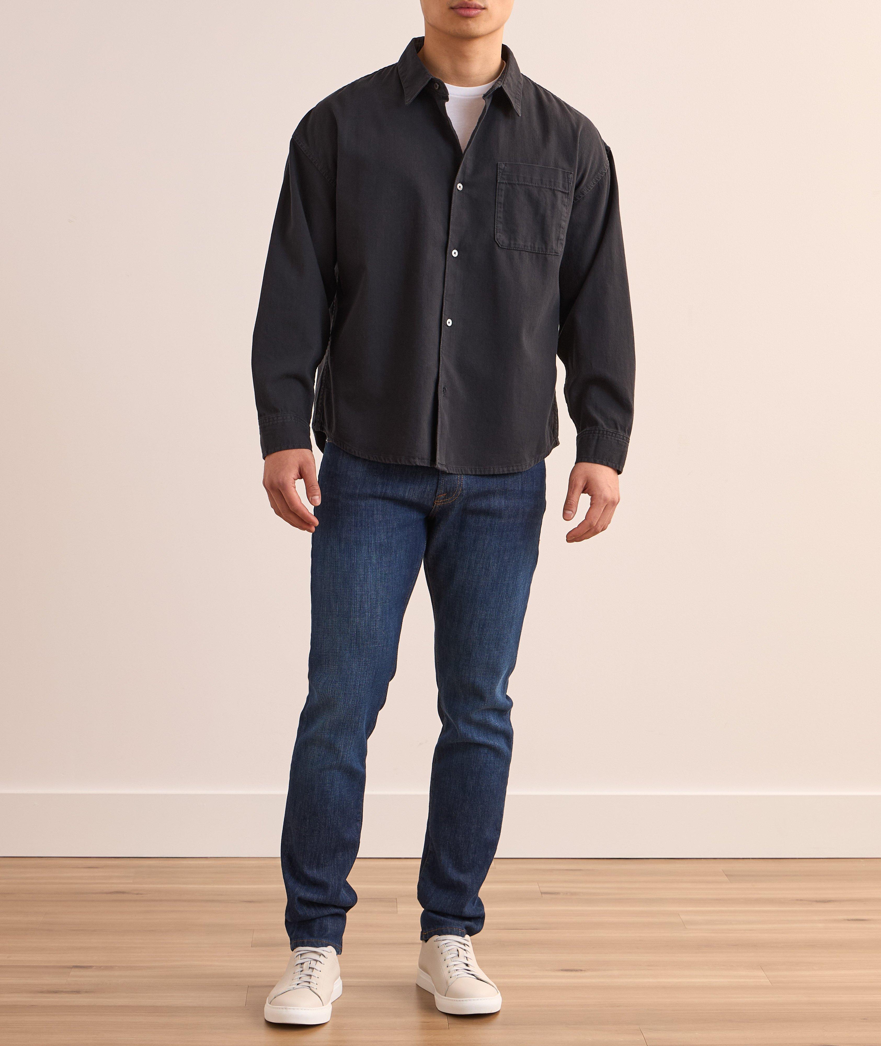 Jean L’homme en coton extensible de coupe amincie image 4