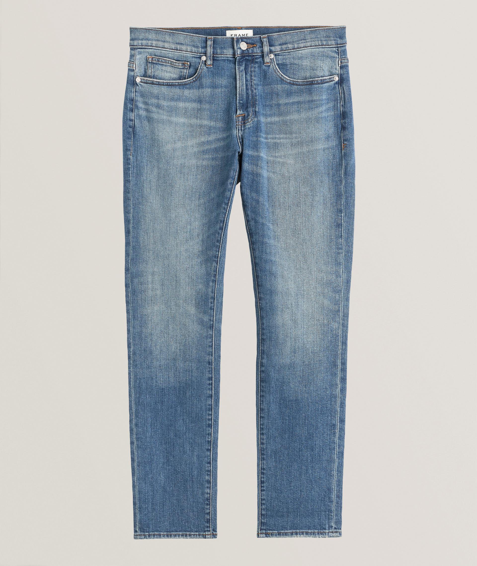 Jean L’homme en coton extensible de coupe amincie image 0