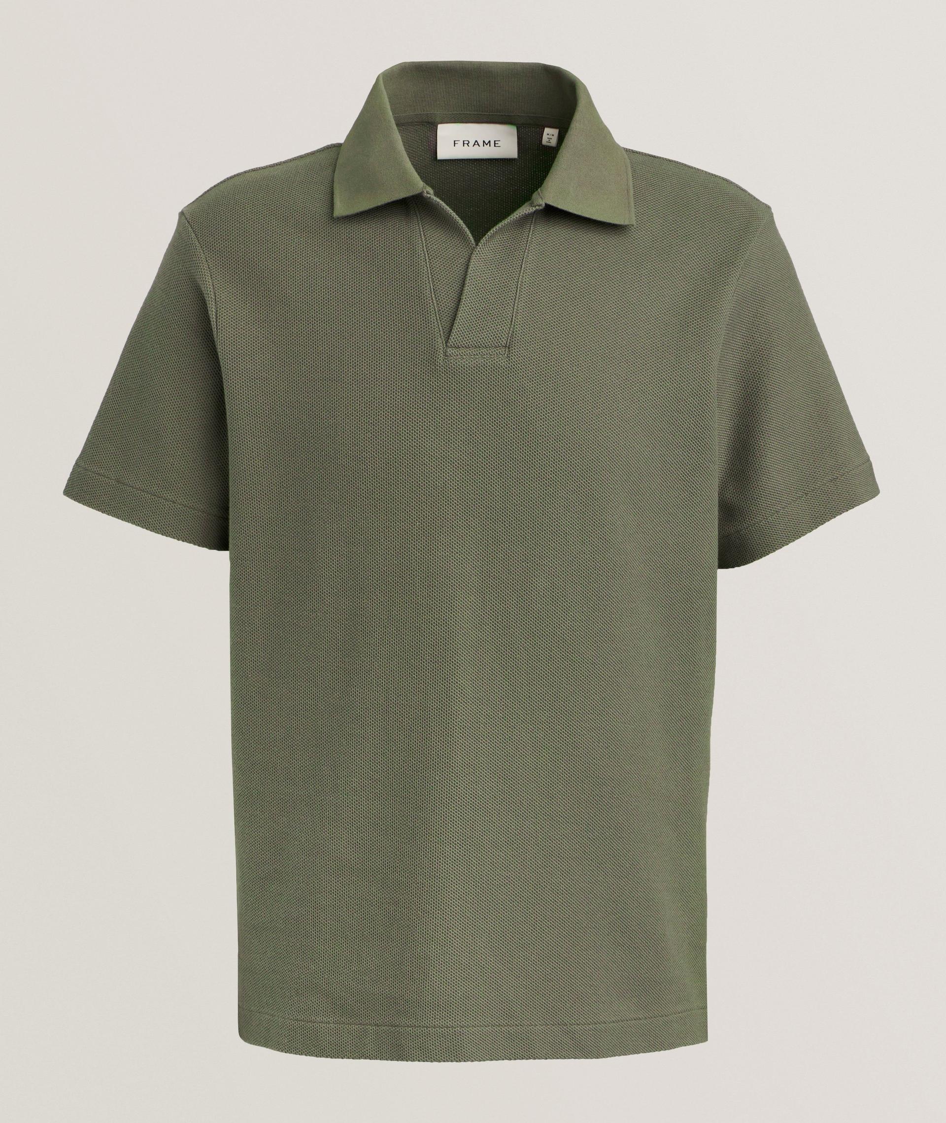 Jacquard Johnny Collar Polo  image 0