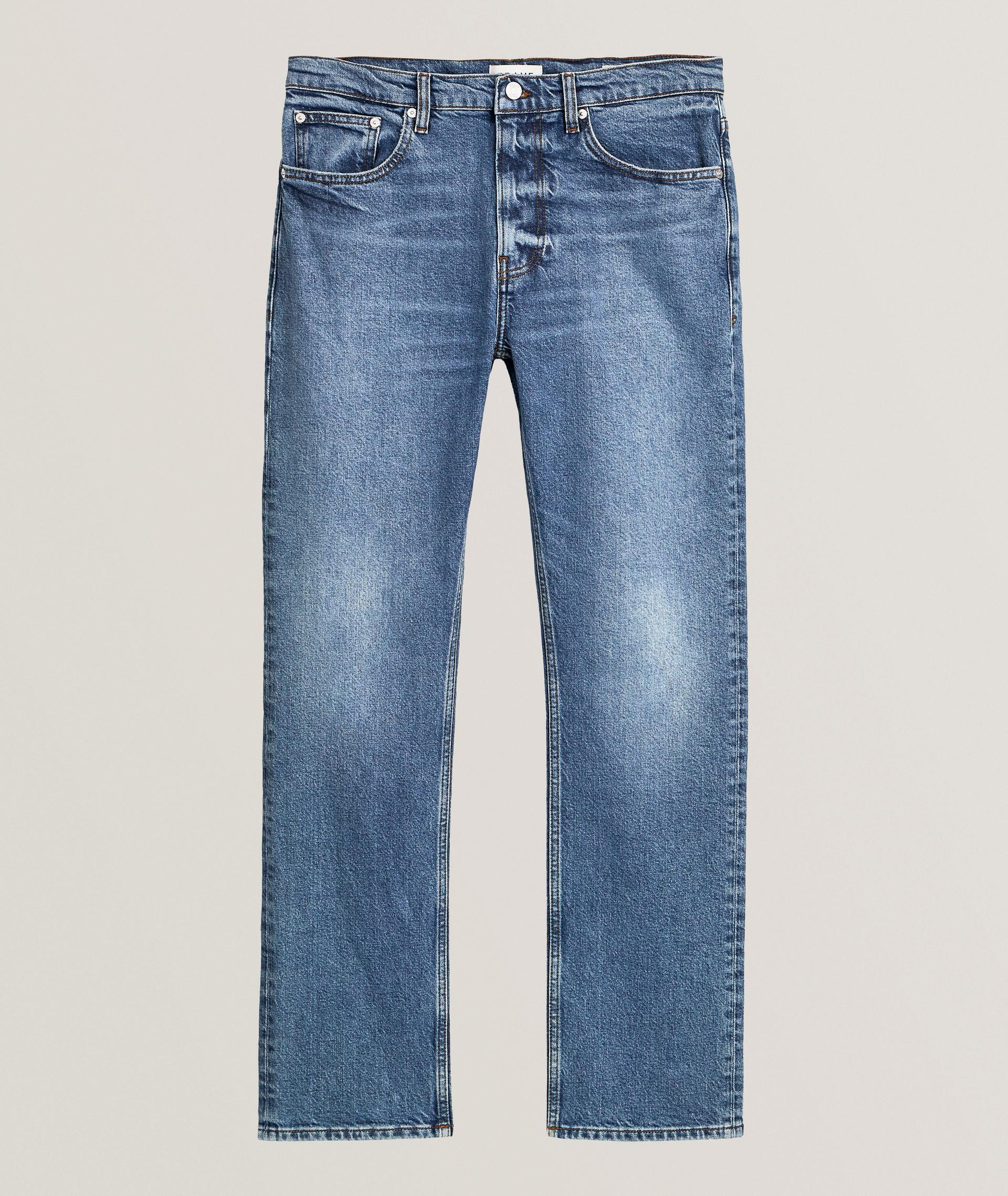 Modern Straight Stretch-Cotton Jeans image 0
