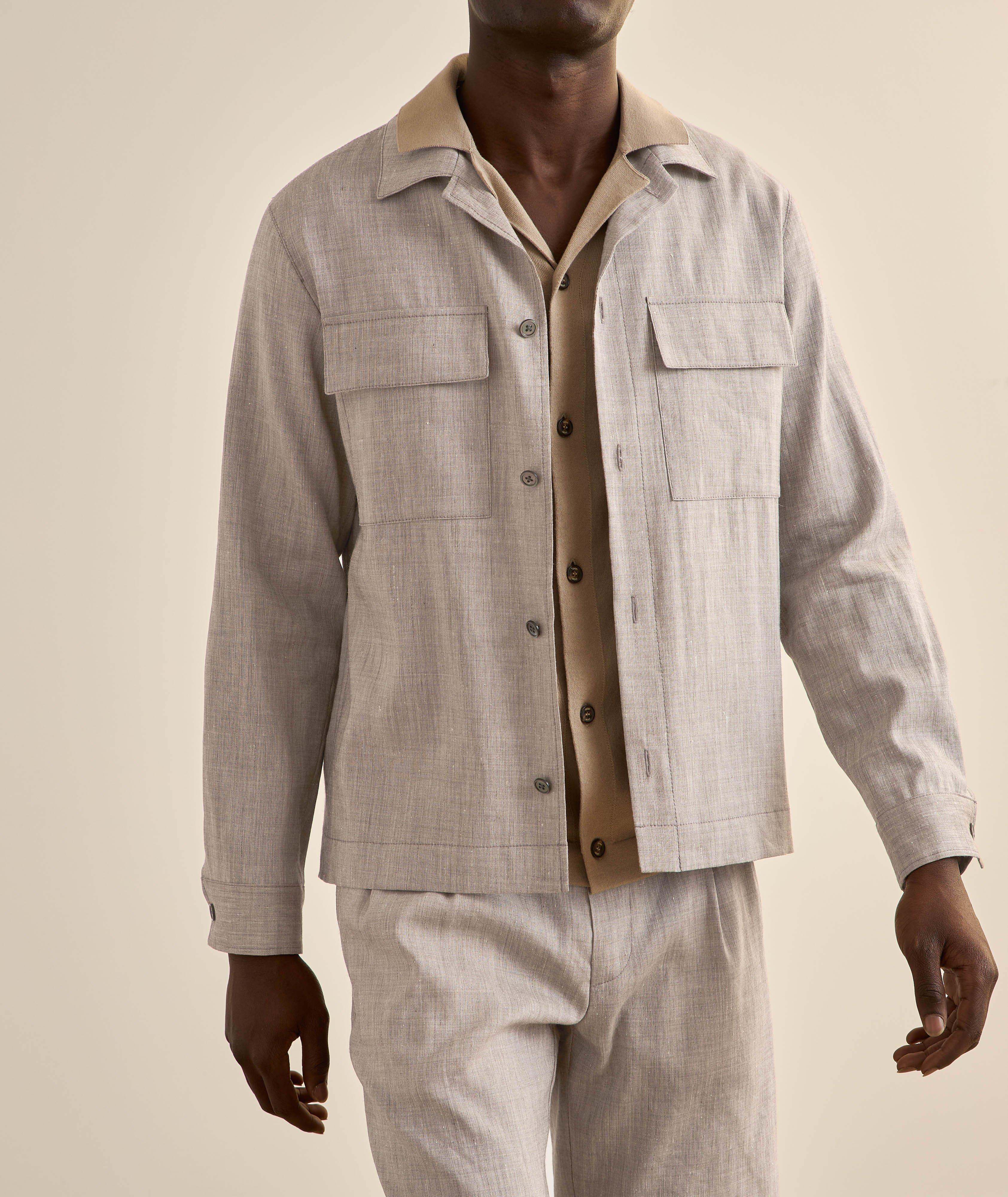 Linen-Wool Overshirt image 2