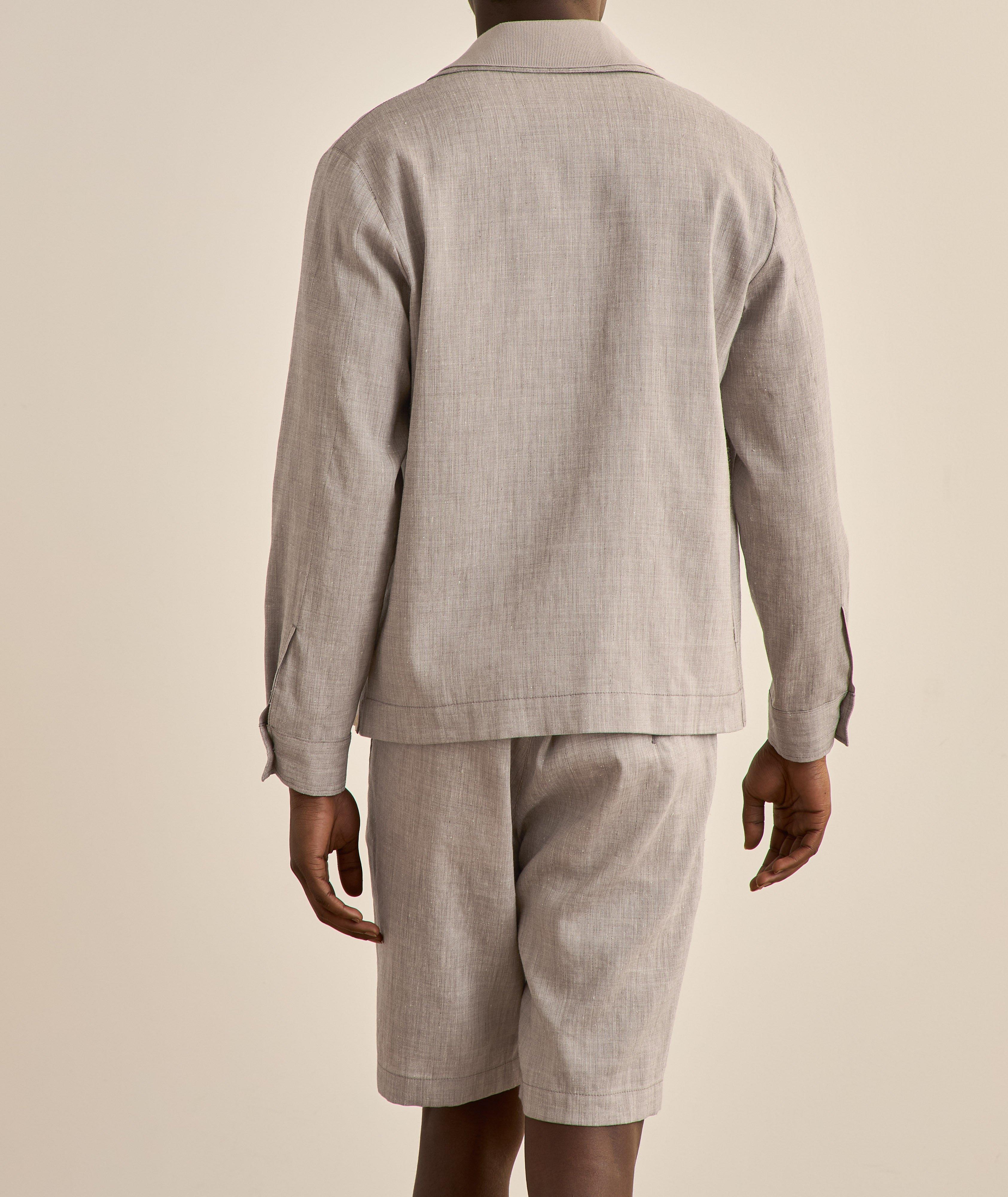 Linen-Wool Overshirt image 3