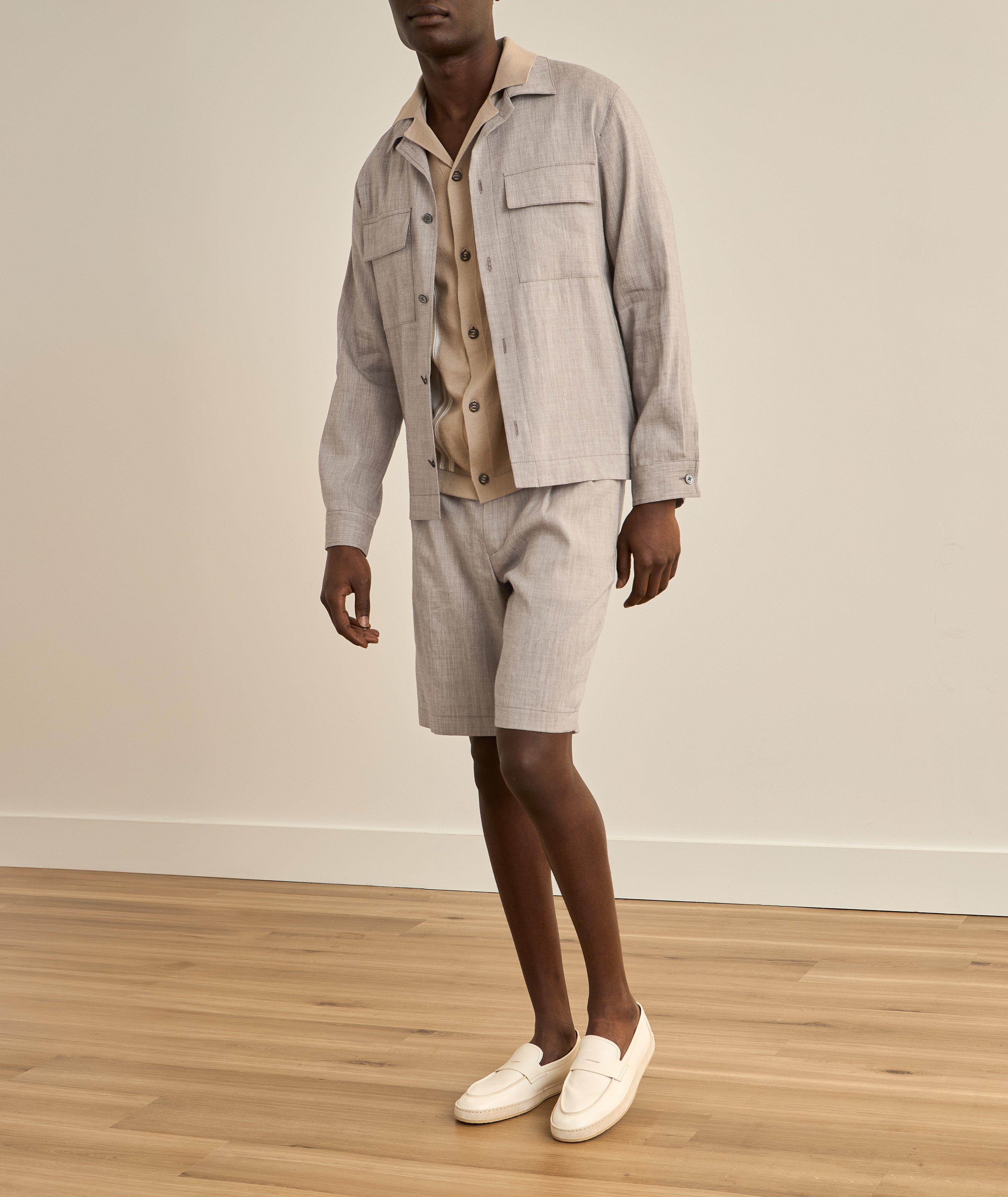 Linen-Wool Overshirt image 5