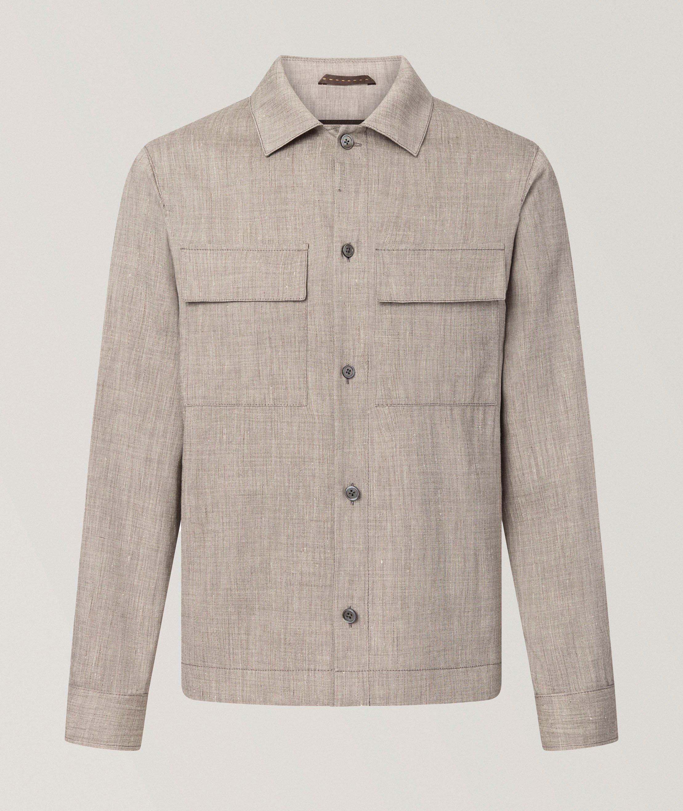 Linen-Wool Overshirt image 0