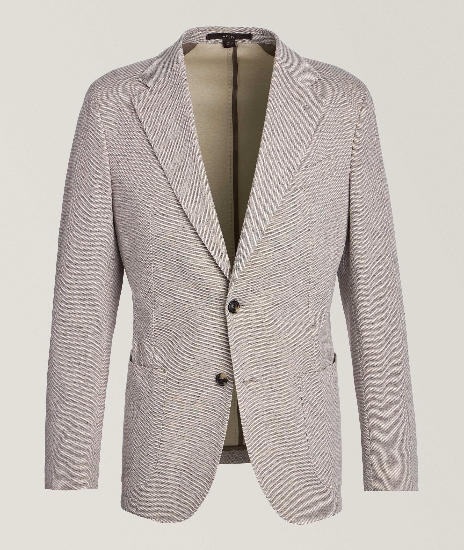 Mélange Cotton-Blend Sport Jacket image 0