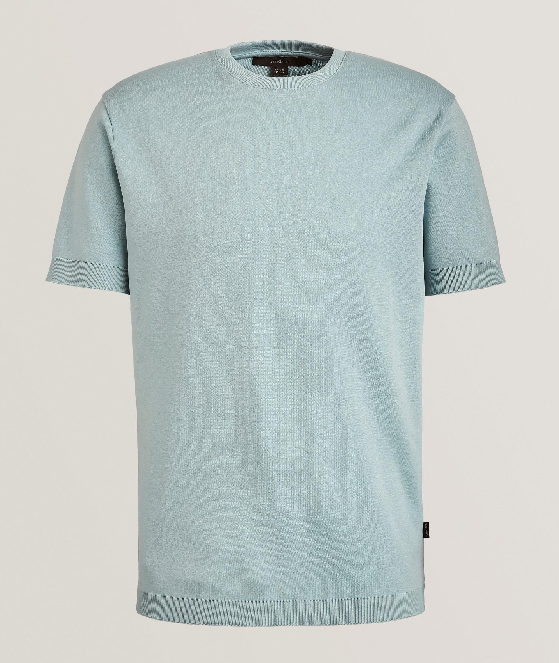 Cotton Knit Crewneck T-Shirt image 0