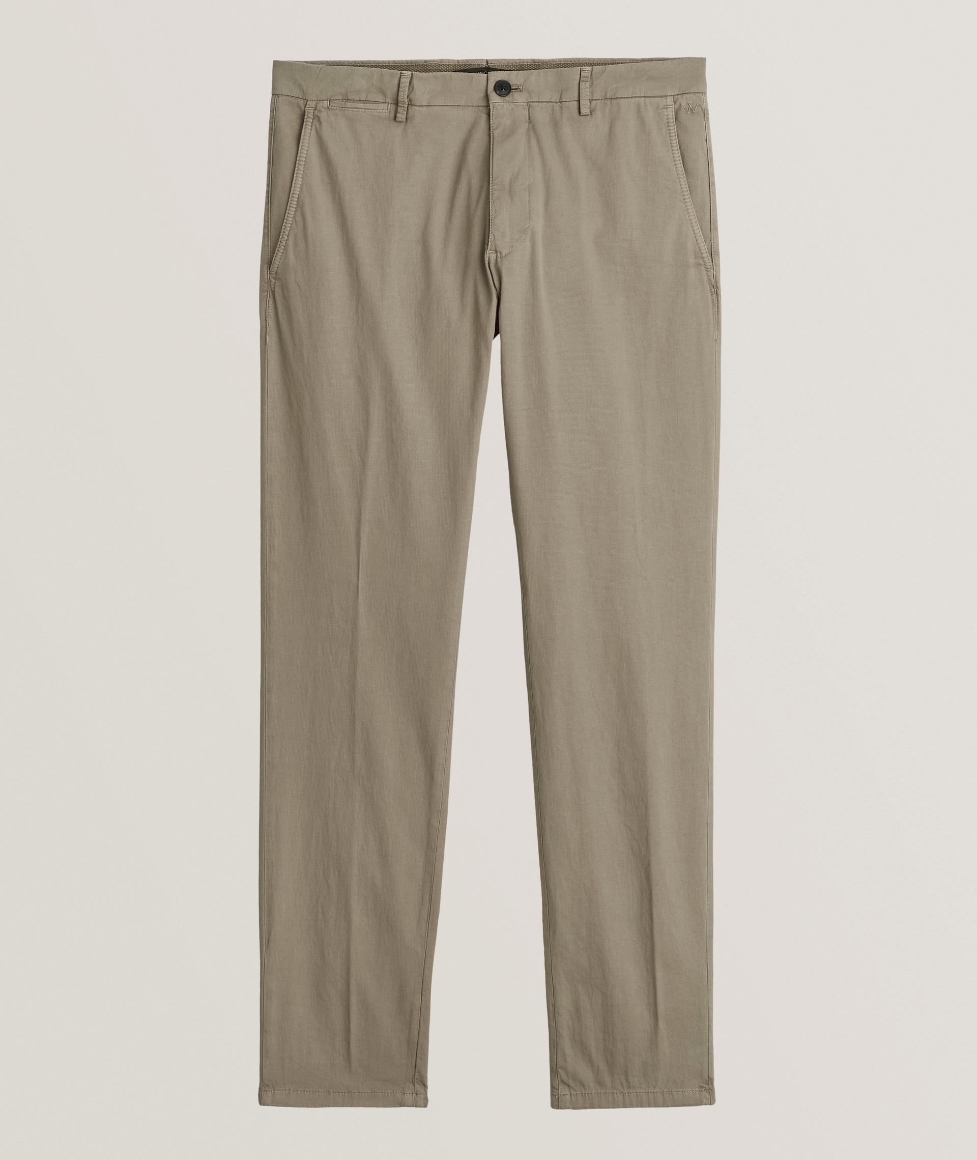 Stretch-Cotton Slim Pants  image 0