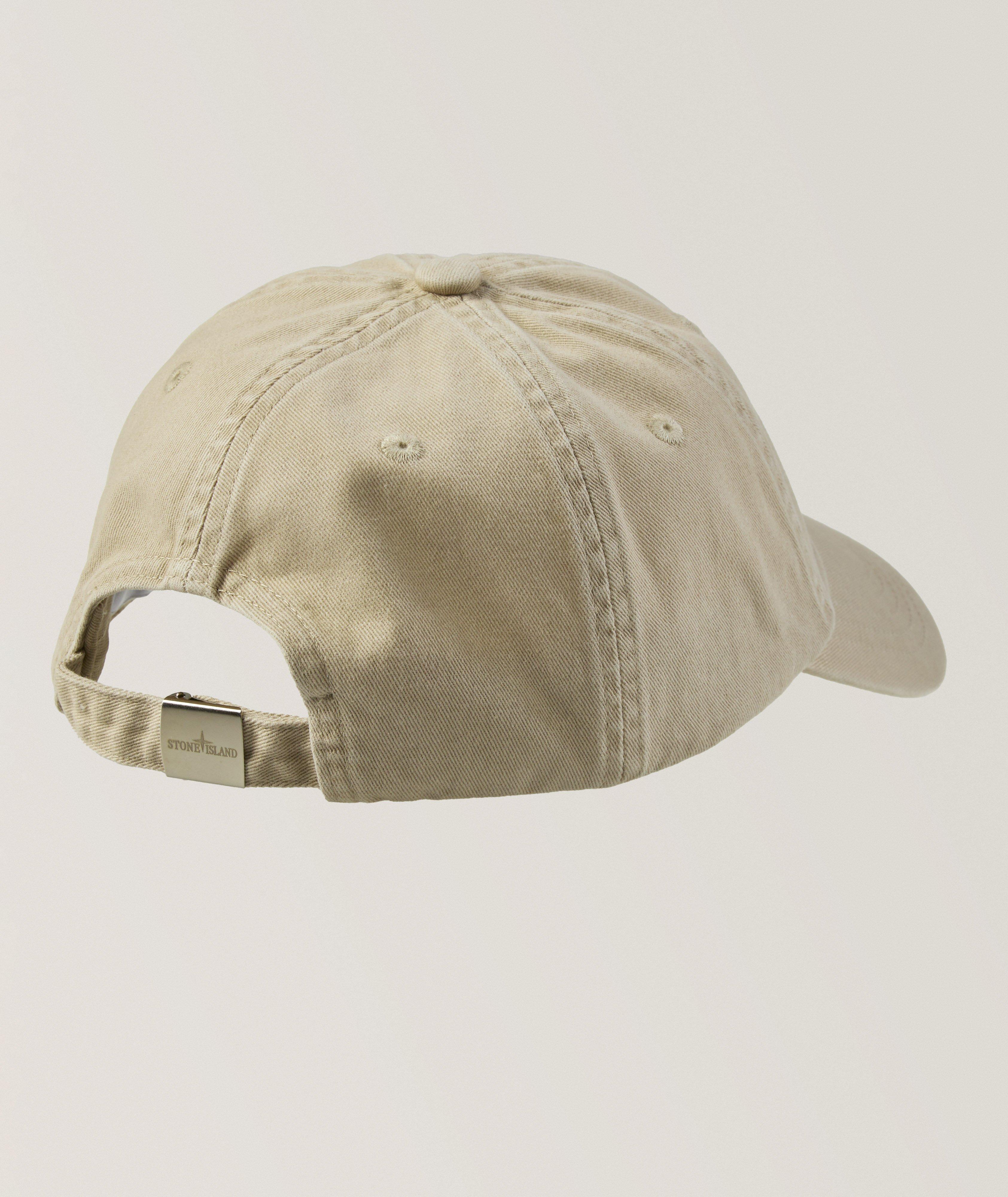 Embroidered Logo Brushed Cotton Baseball Cap image 1