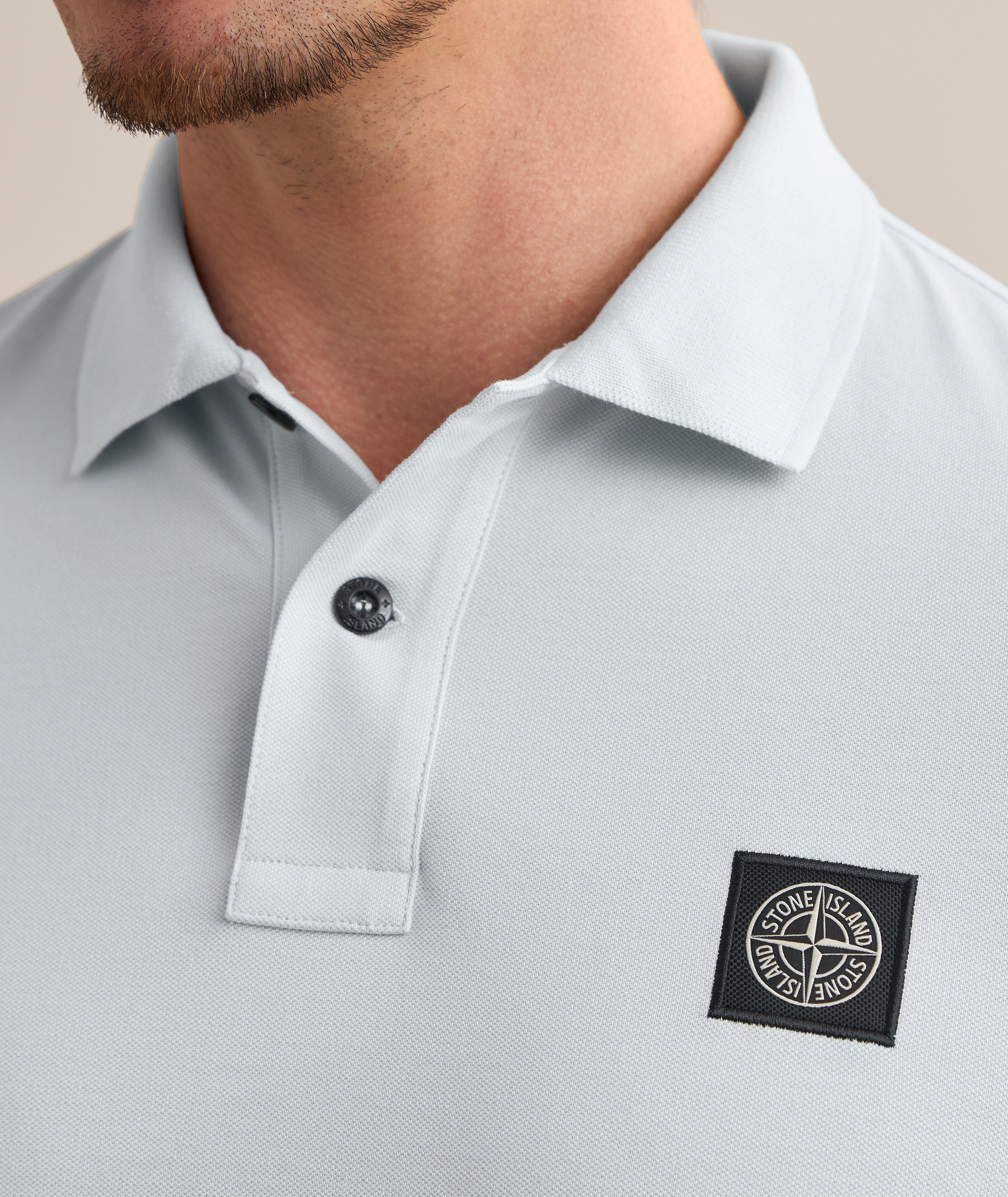 Logo Badge Stretch-Cotton Polo image 3