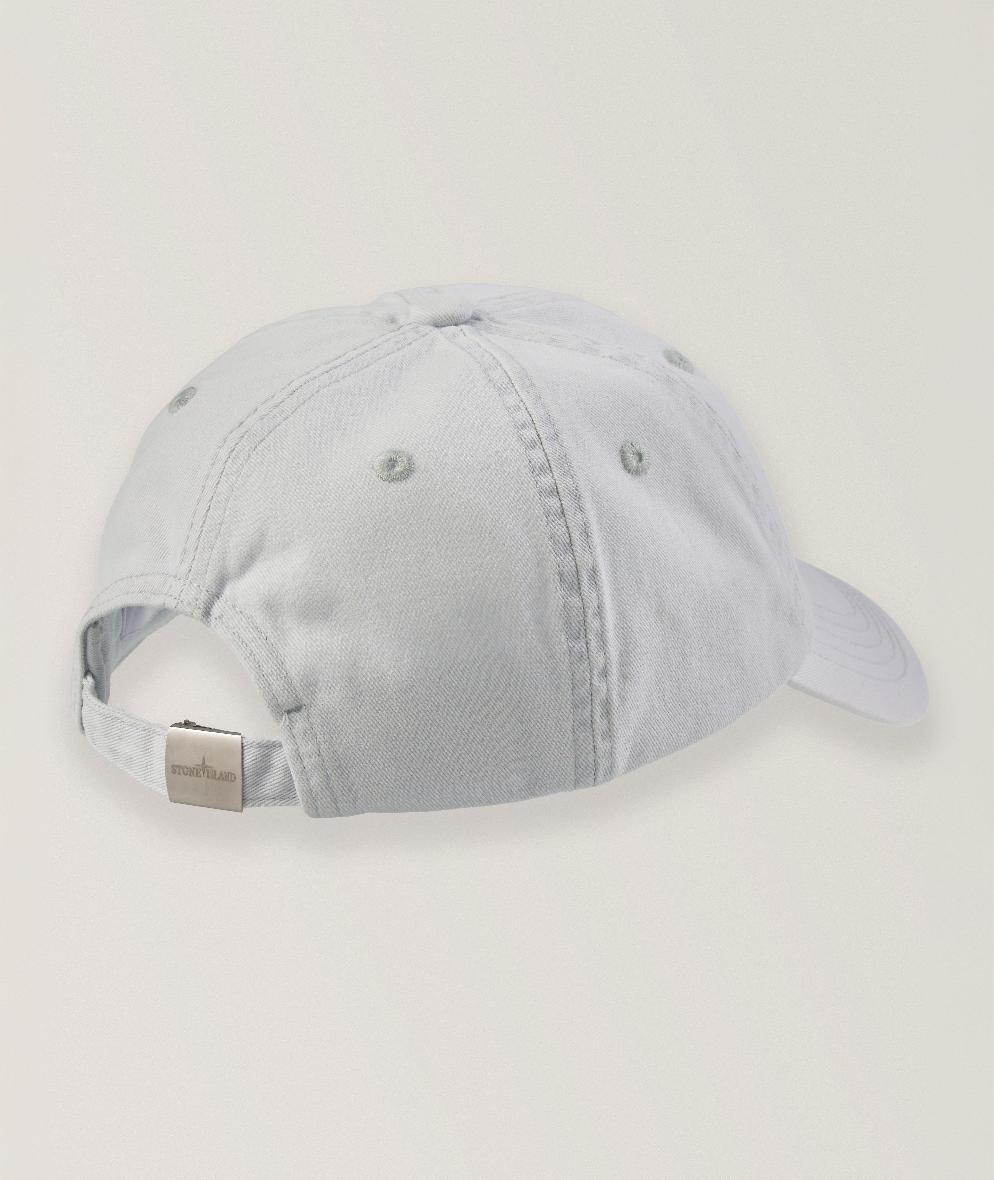 Embroidered Logo Brushed Cotton Baseball Cap image 1