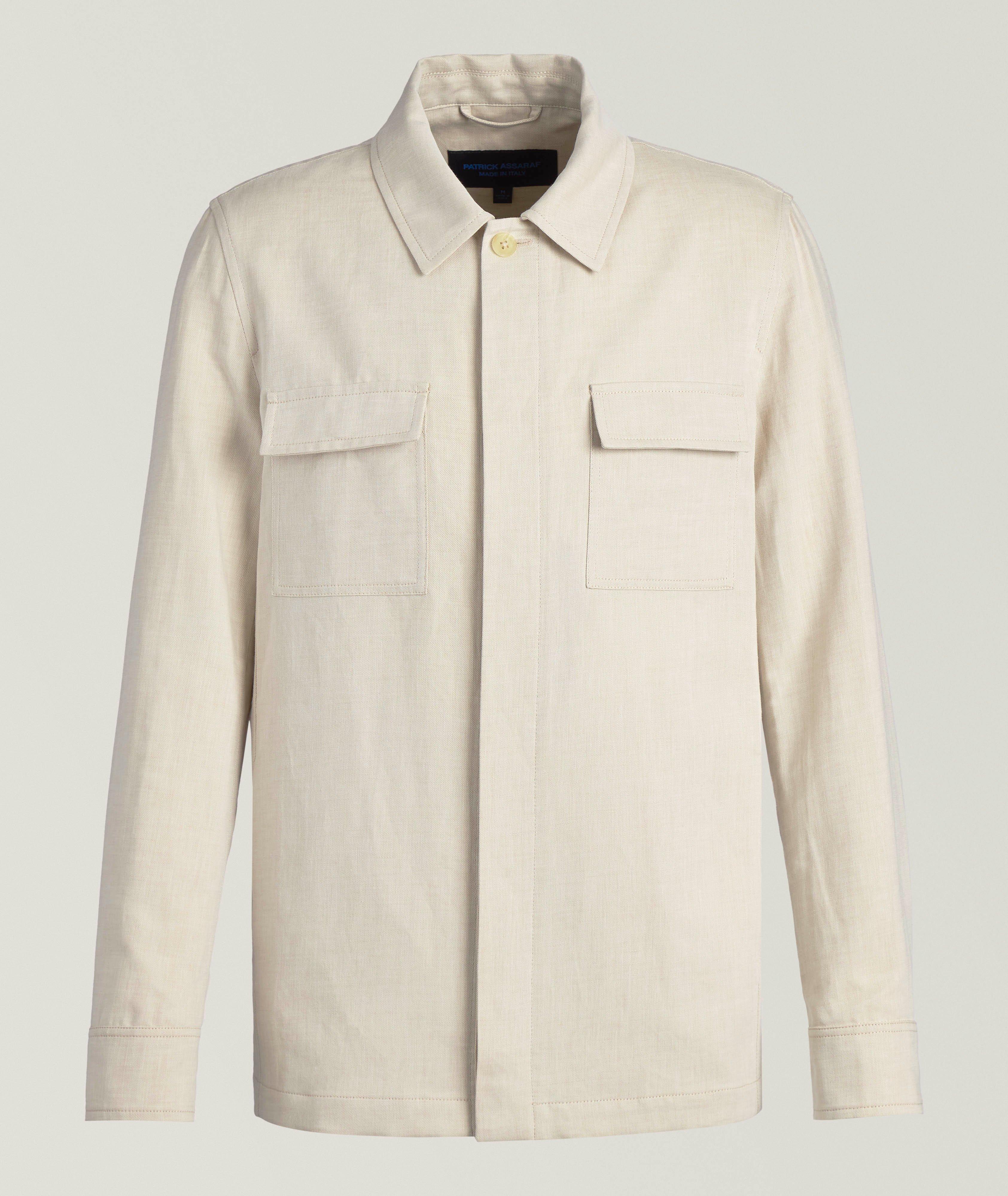 Surchemise en lin et en coton image 0
