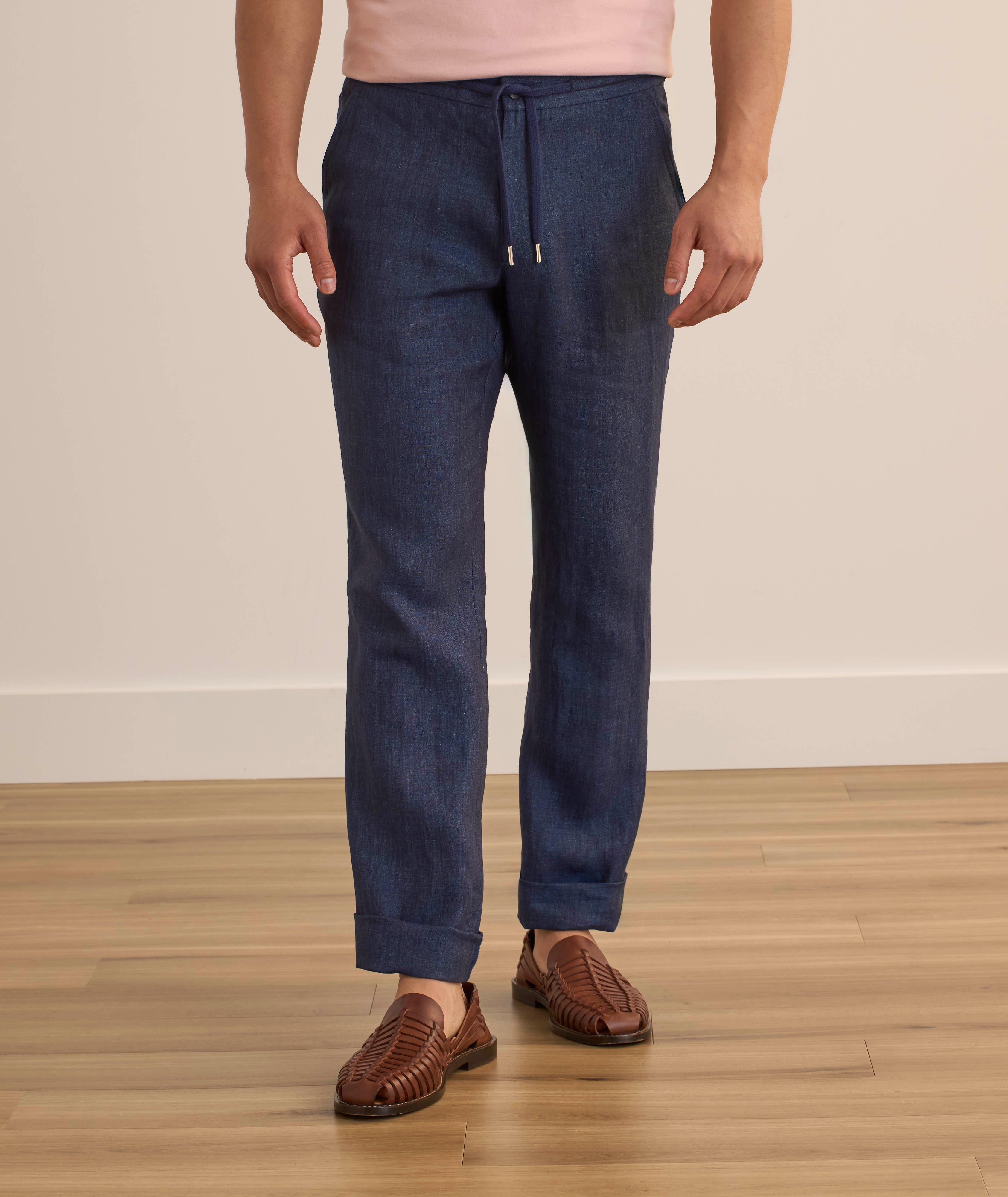 Pantalon en lin à cordon image 2