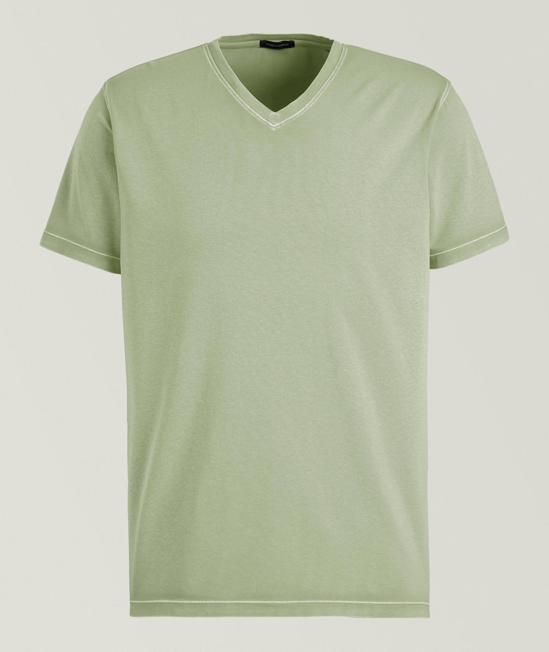 T-shirt en coton pima délavé image 0