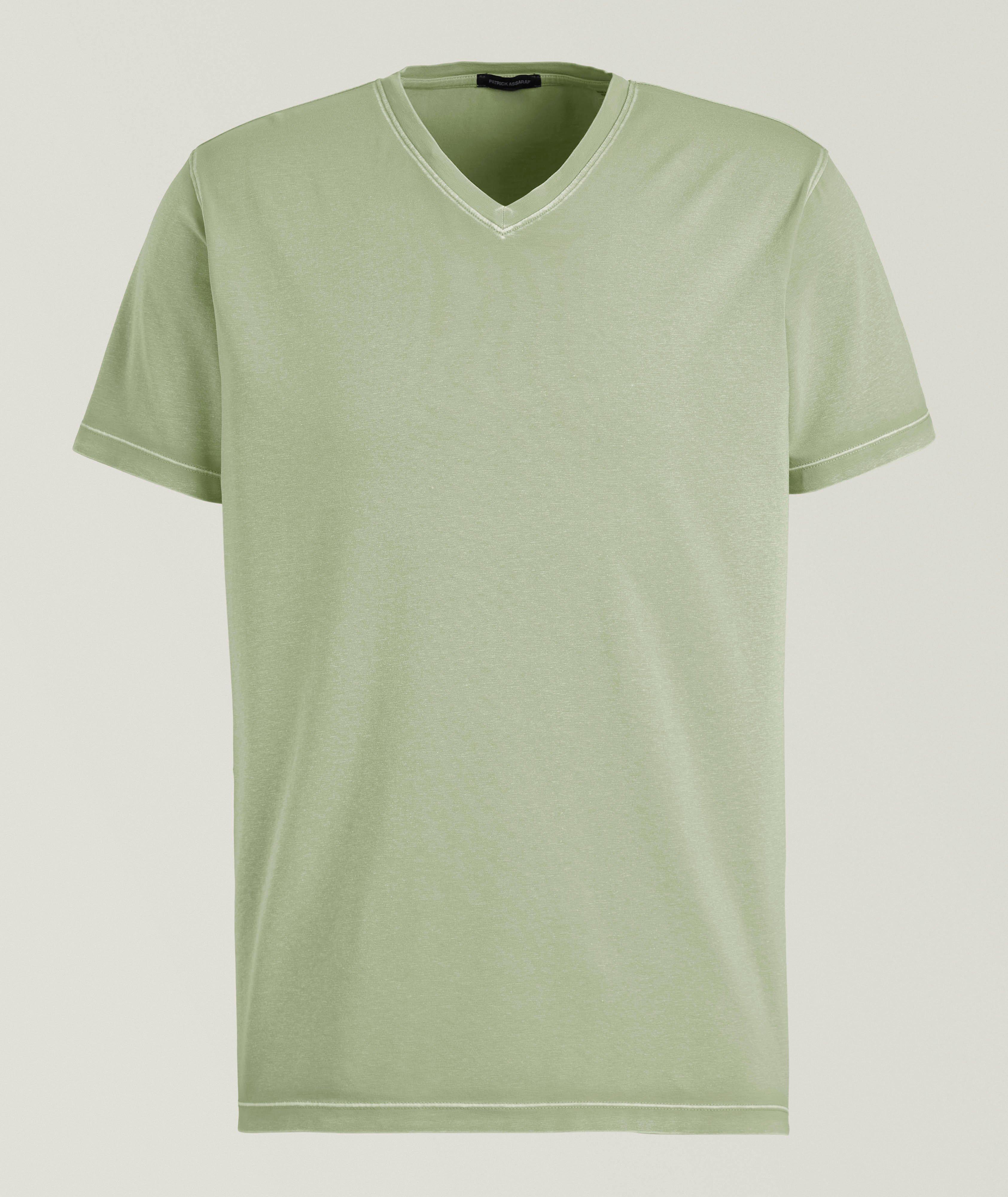 T-shirt en coton pima délavé image 0