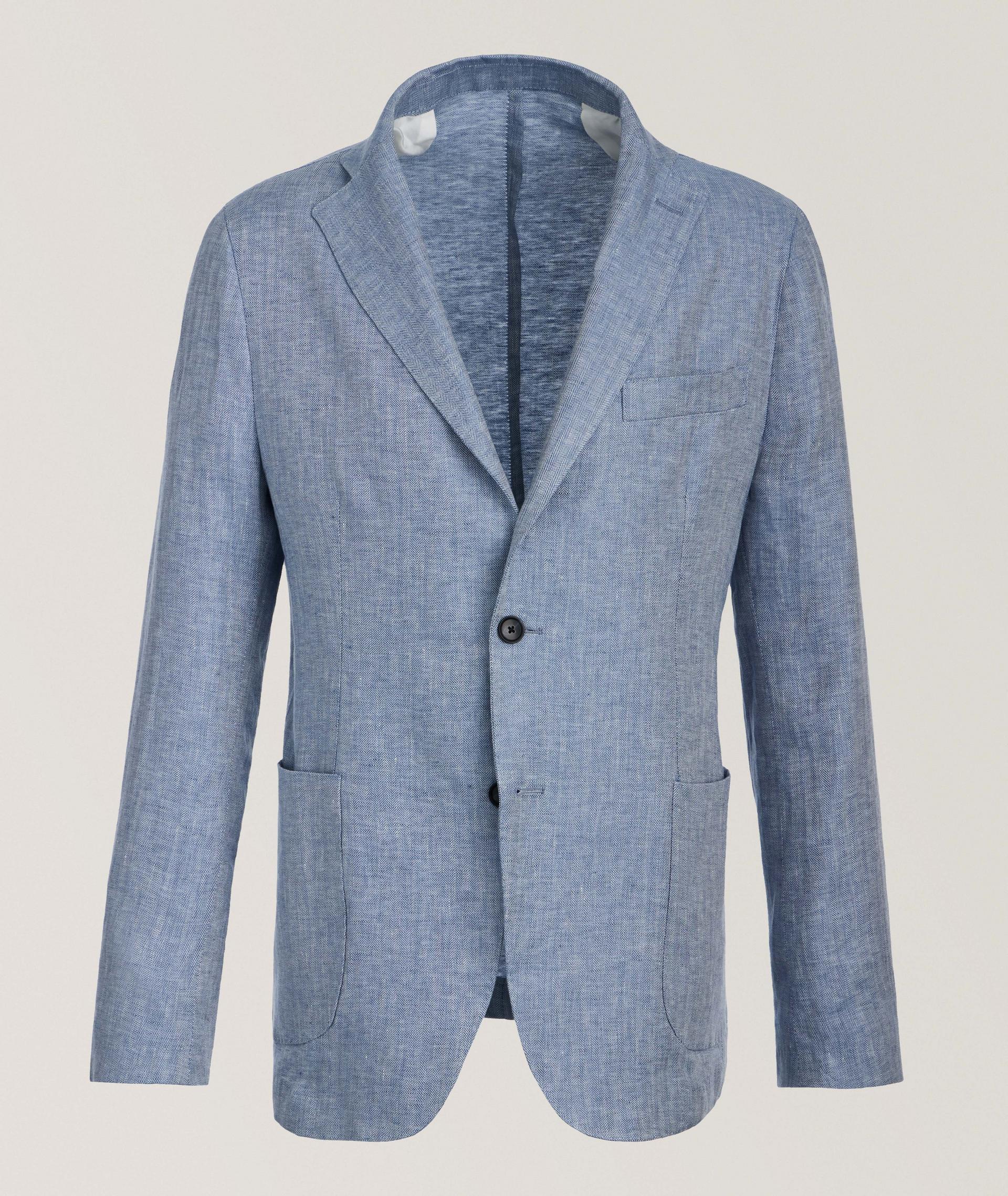 Herringbone Linen Sport Jacket image 0