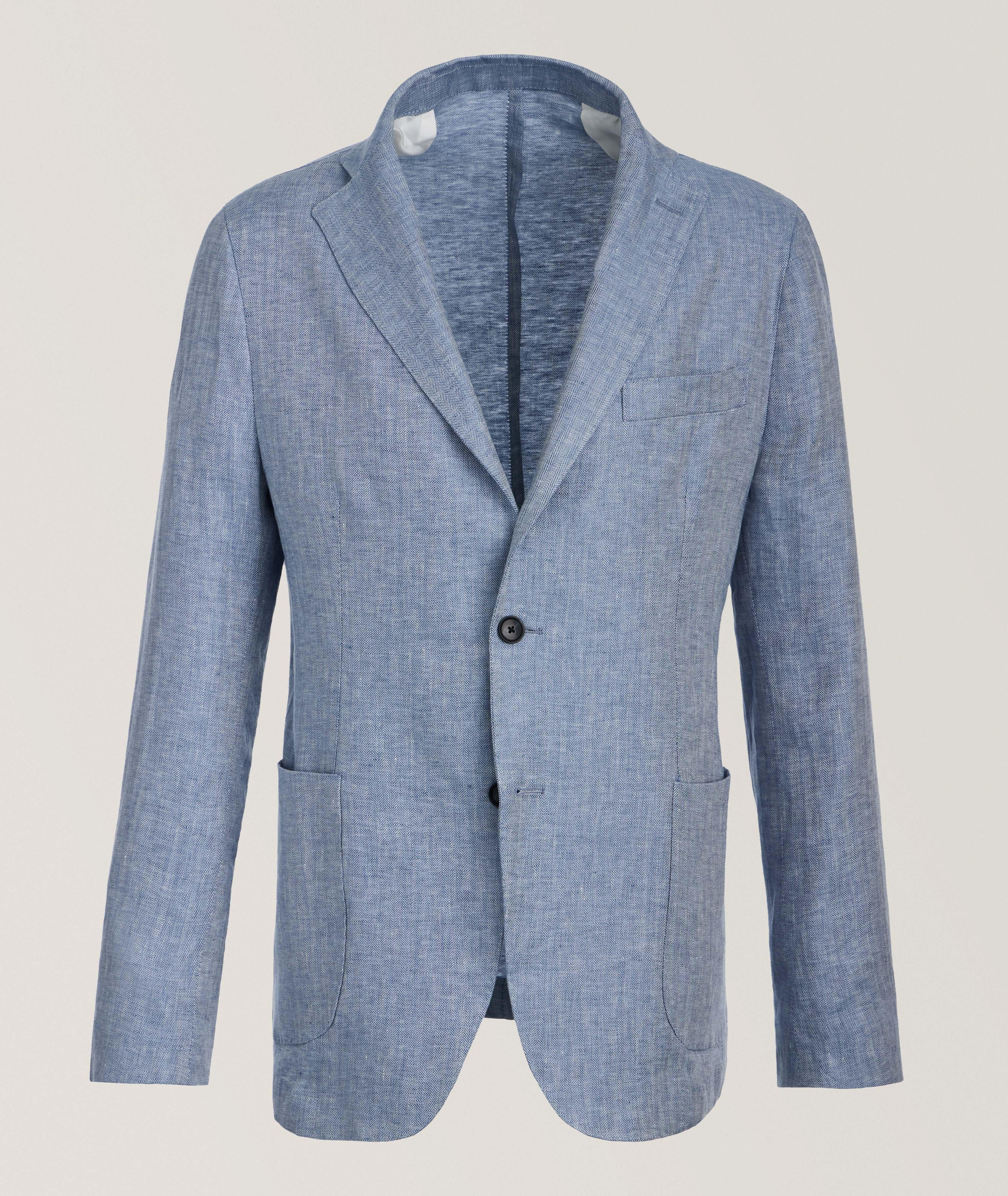Herringbone Linen Sport Jacket image 0