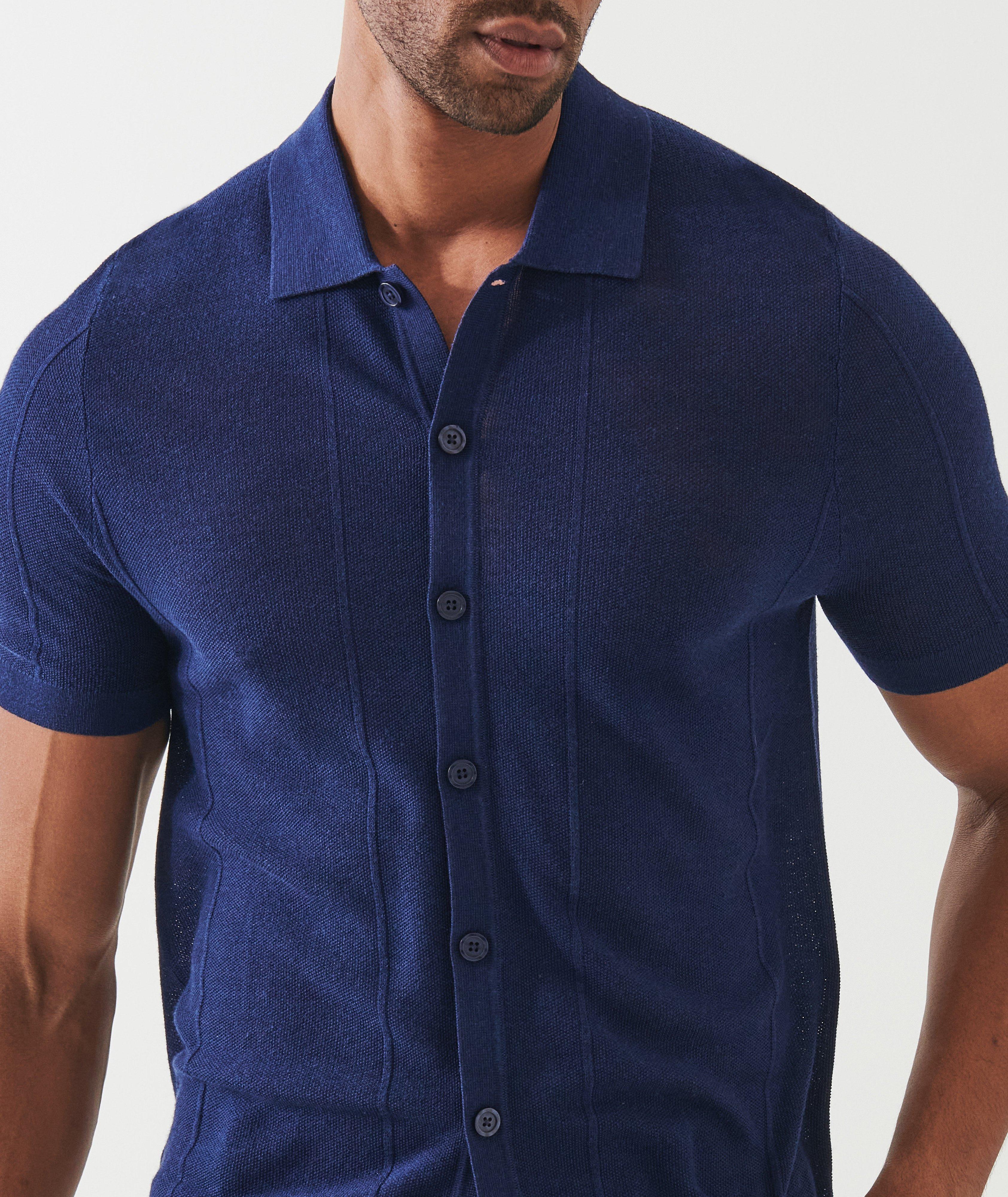 Cotton-Cashmere Blend Knit Polo image 2