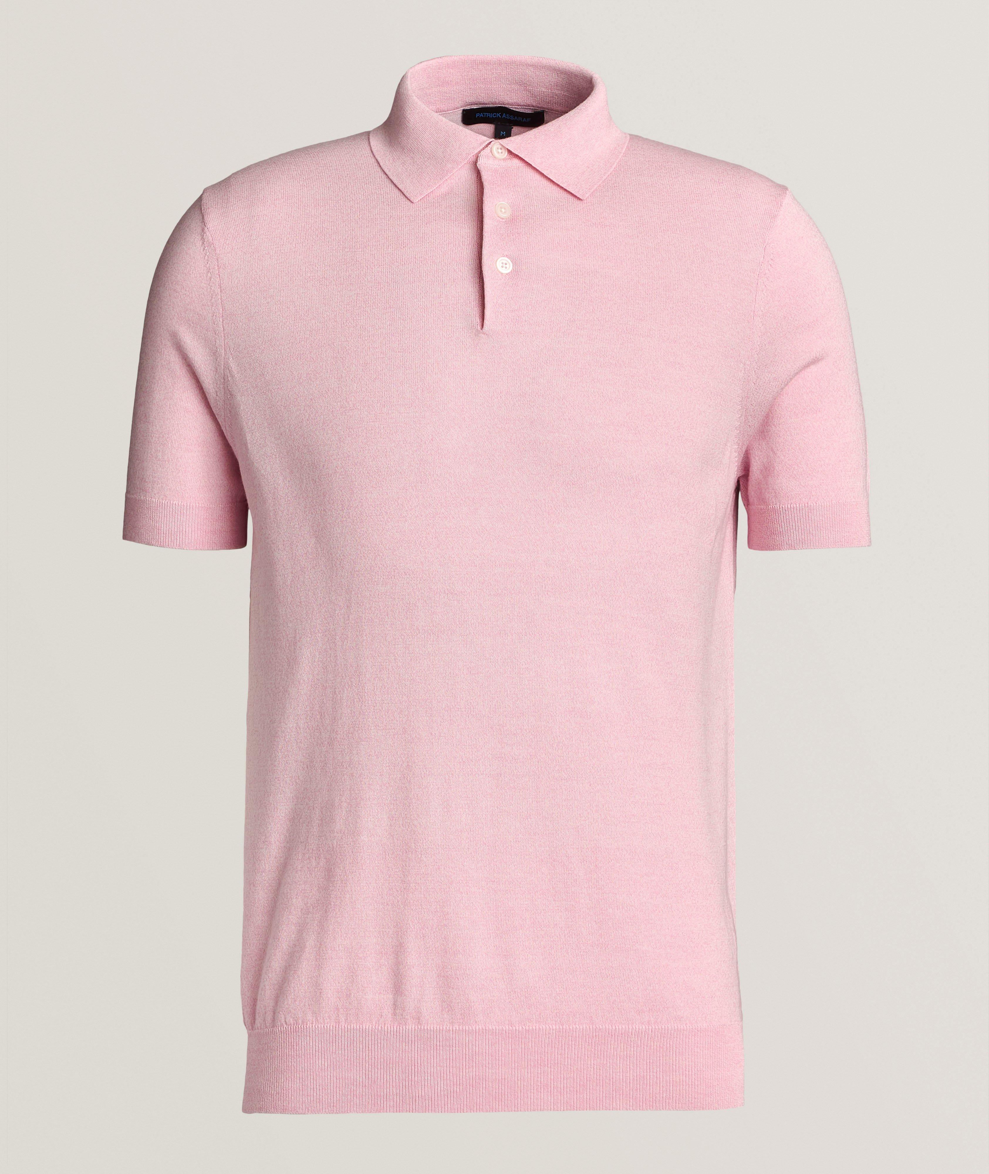 Cotton, Cupro & Merino Wool Polo  image 0