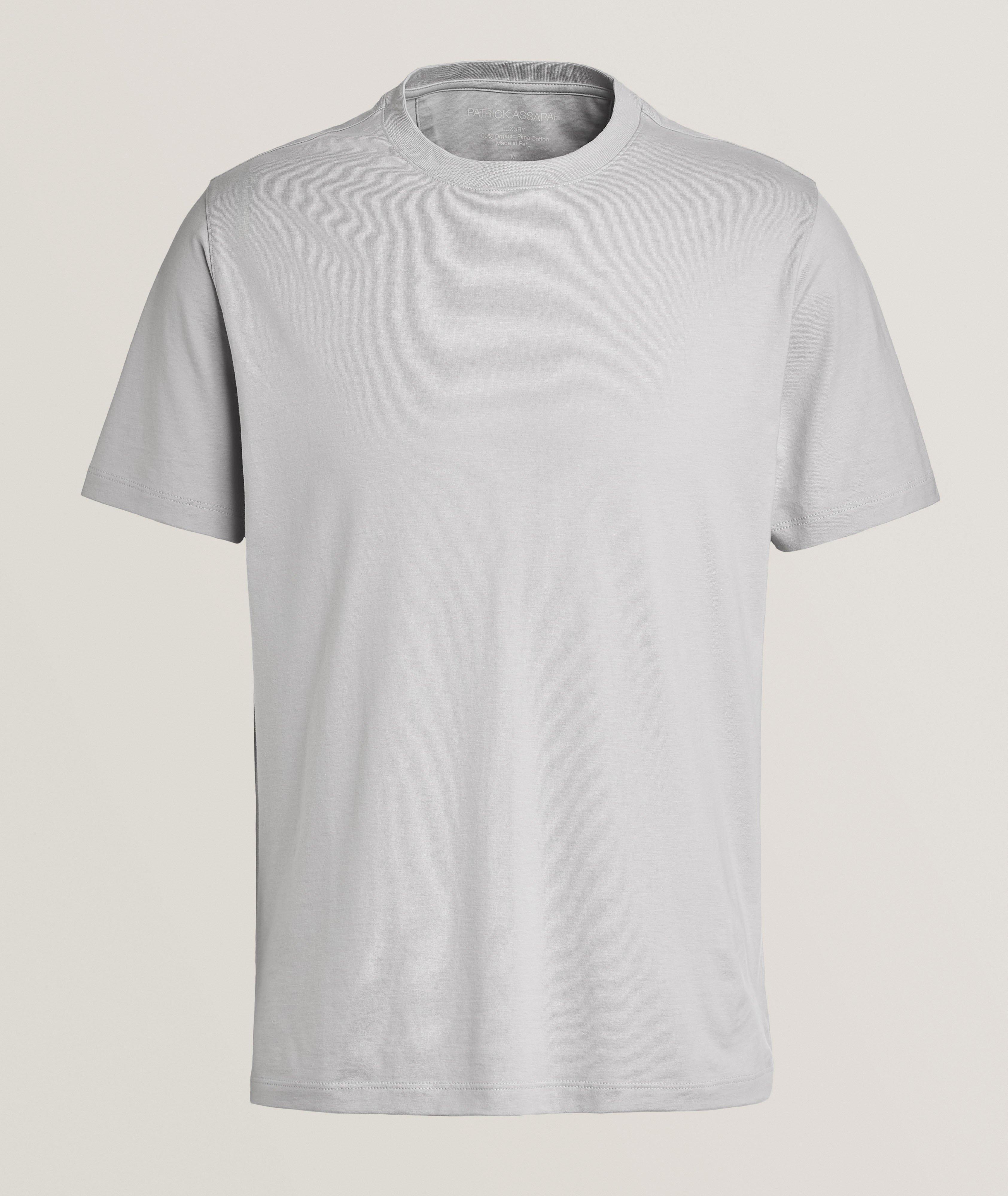 T-shirt en coton pima extensible image 0