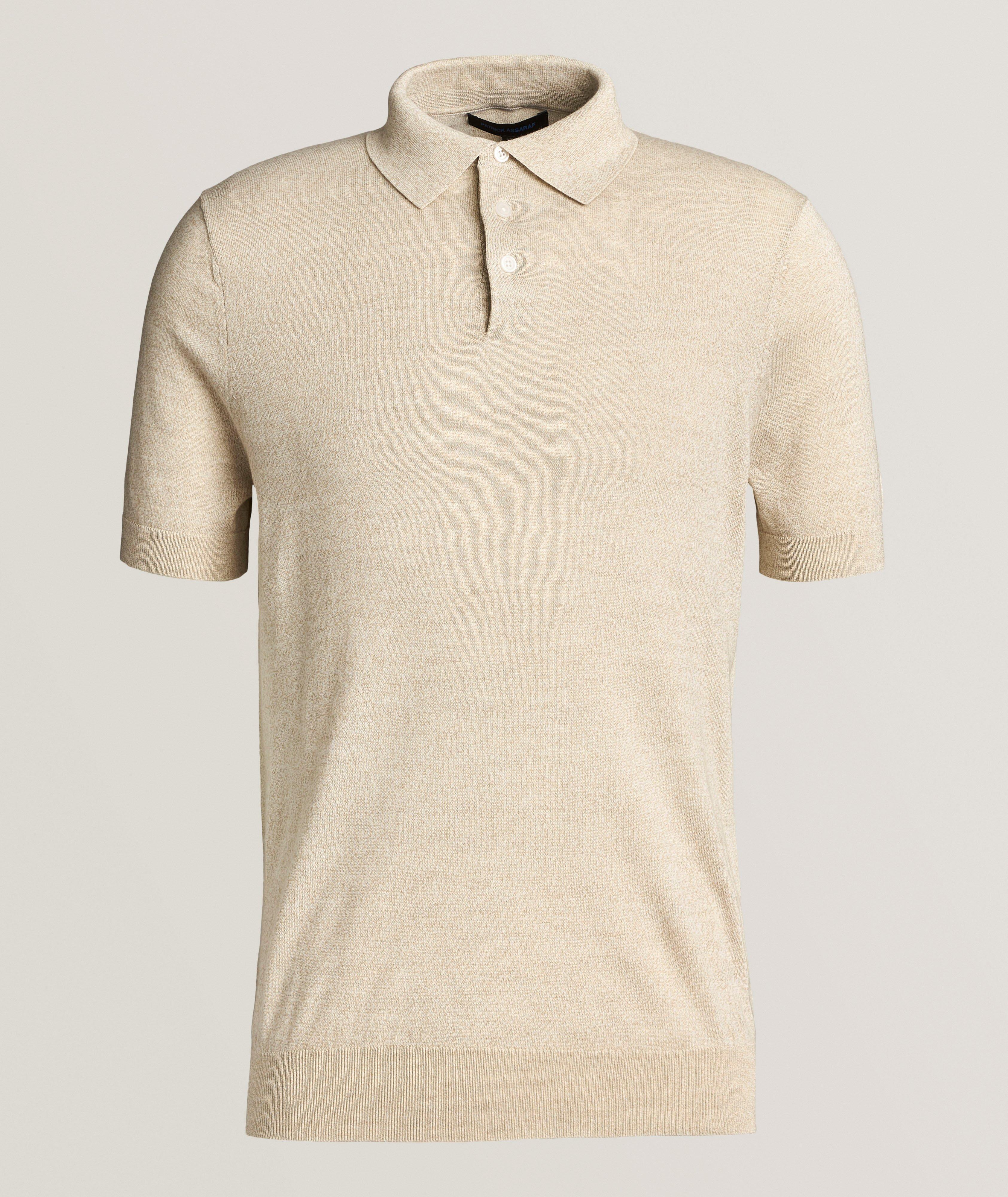 Cotton, Cupro & Merino Wool Polo  image 0