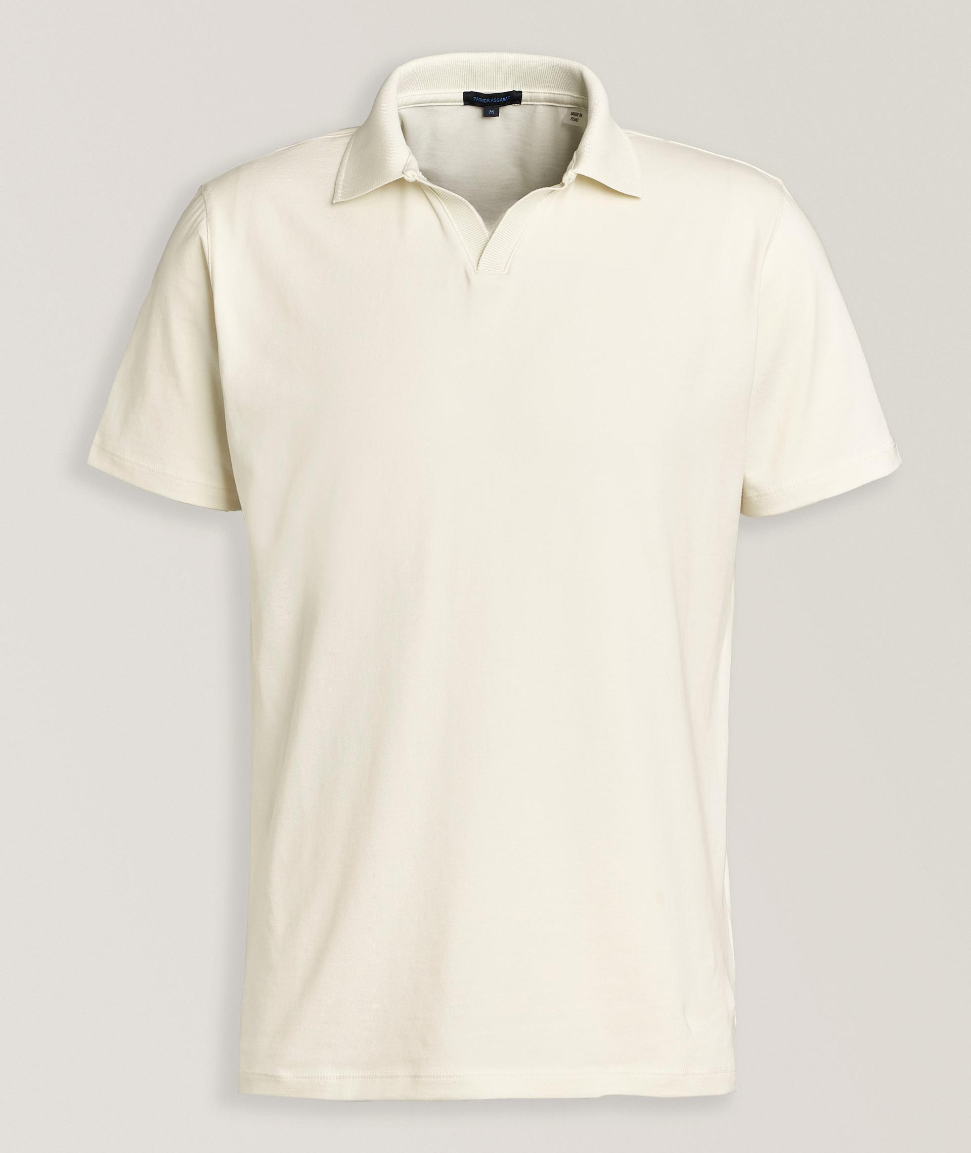 Polo en coton pima extensible image 0