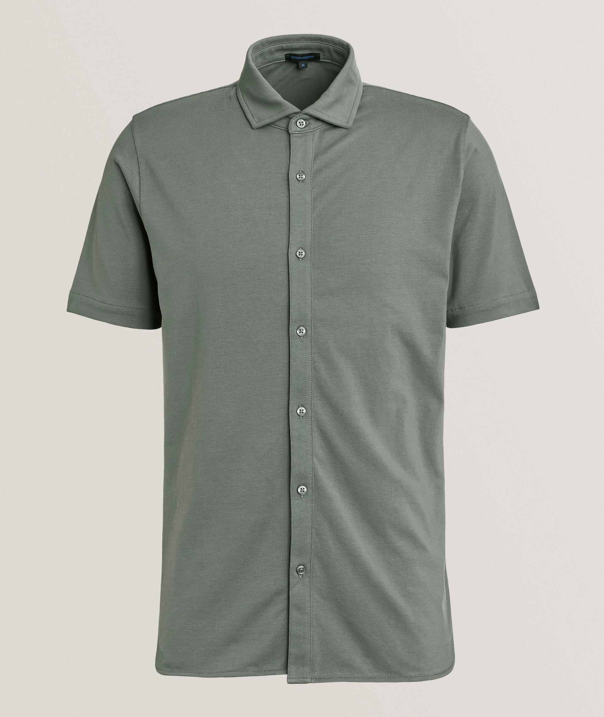 Chemise en coton pima extensible image 0