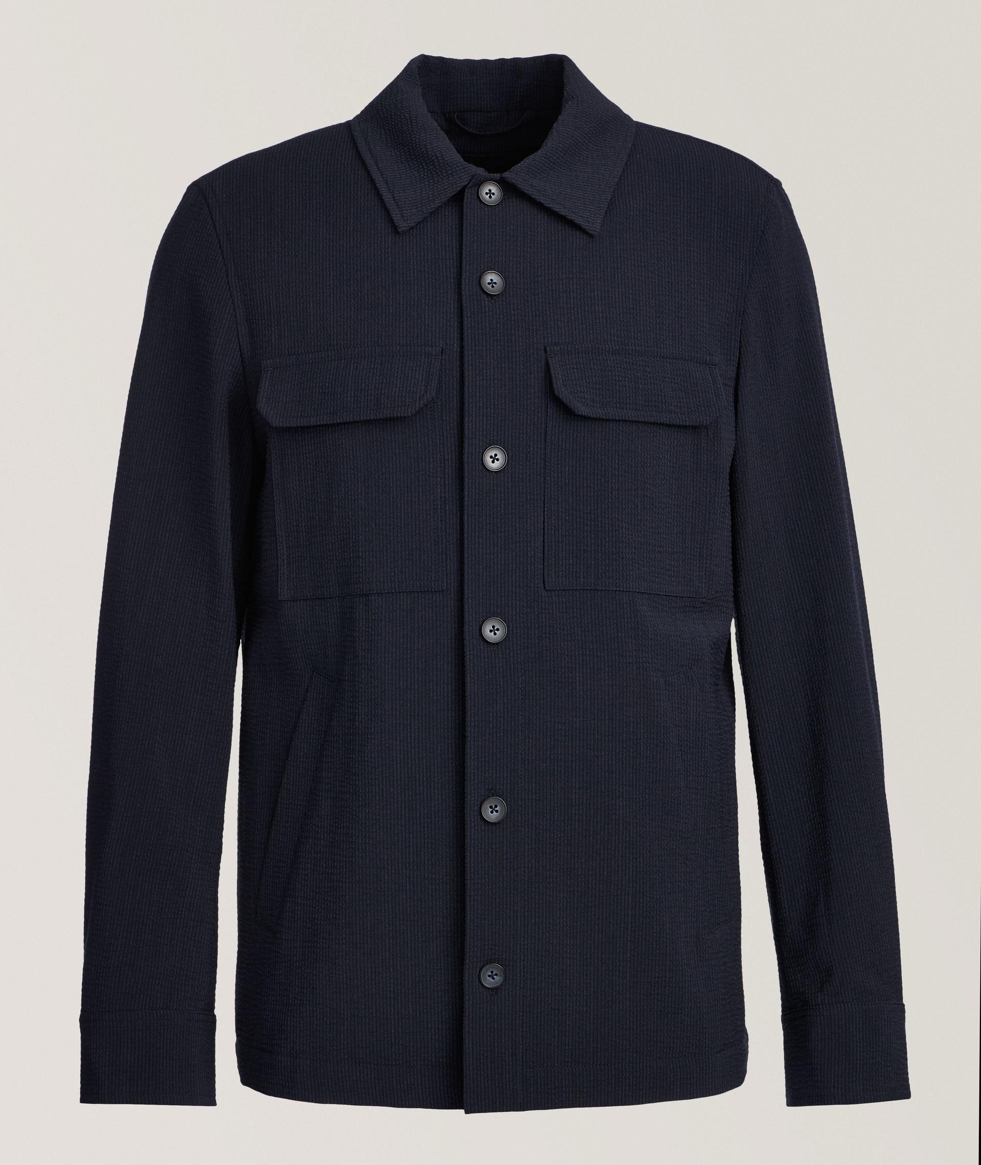 Veste-chemise en lainage image 0