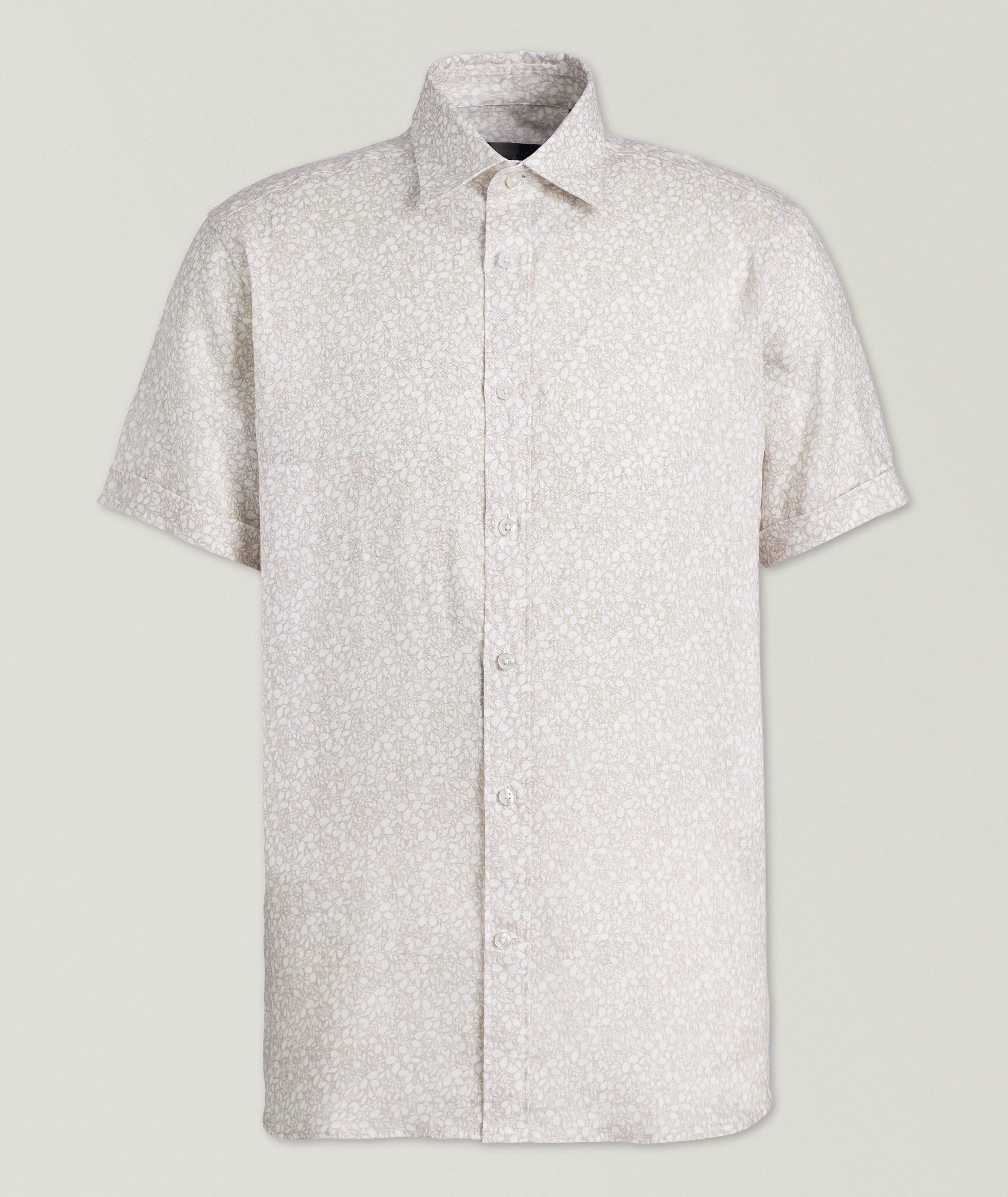 Chemise en lin à motif image 0