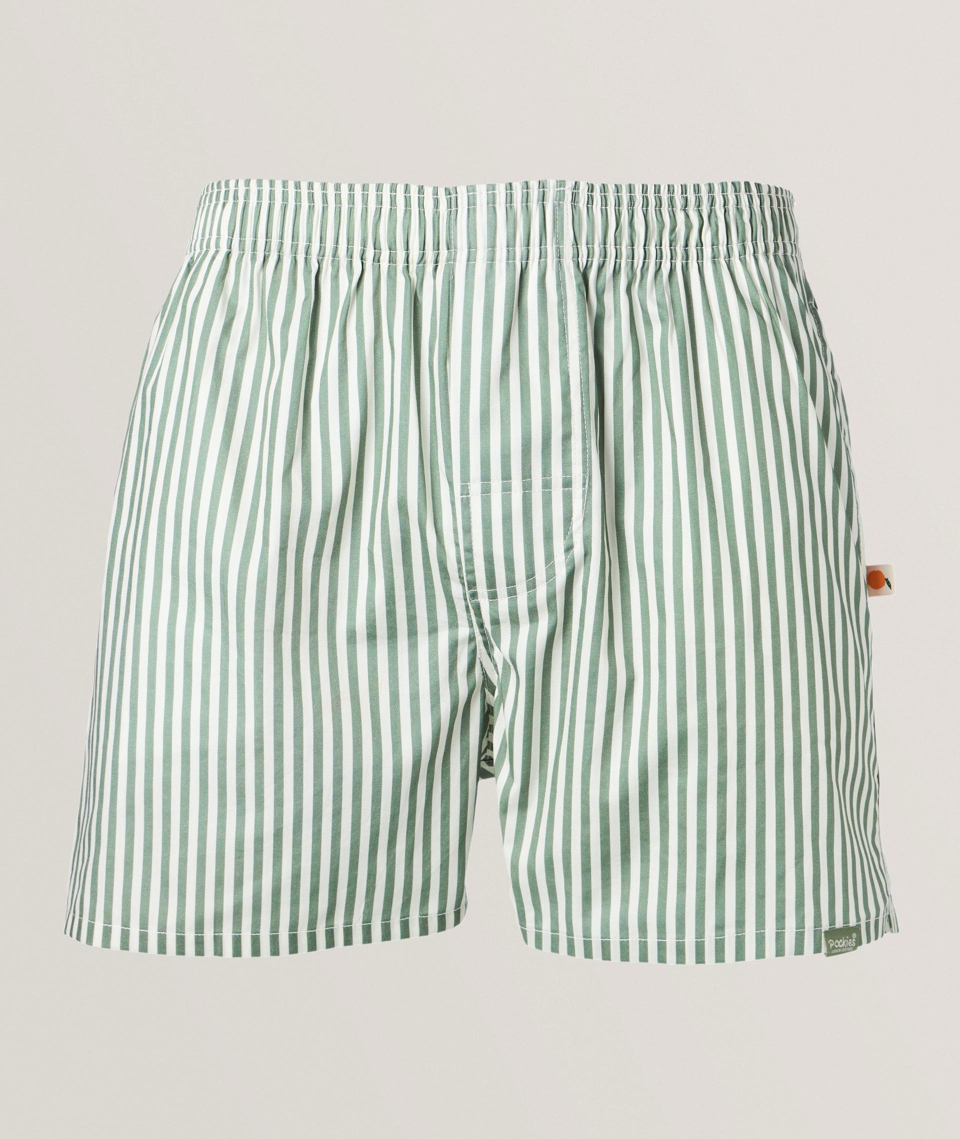 Striped Cotton Boxers image 0