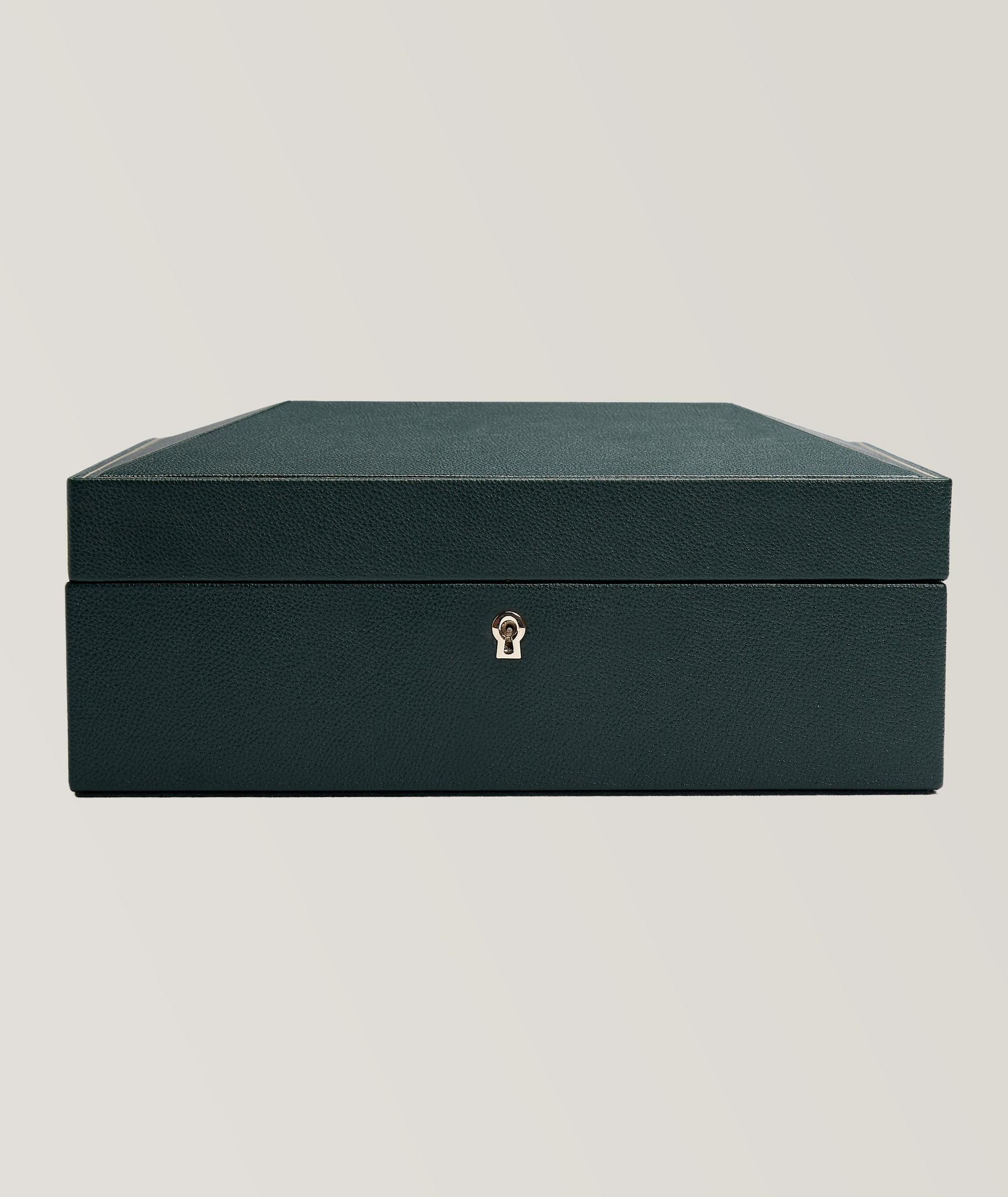 Eight-Piece British Racing Watch Box image 0