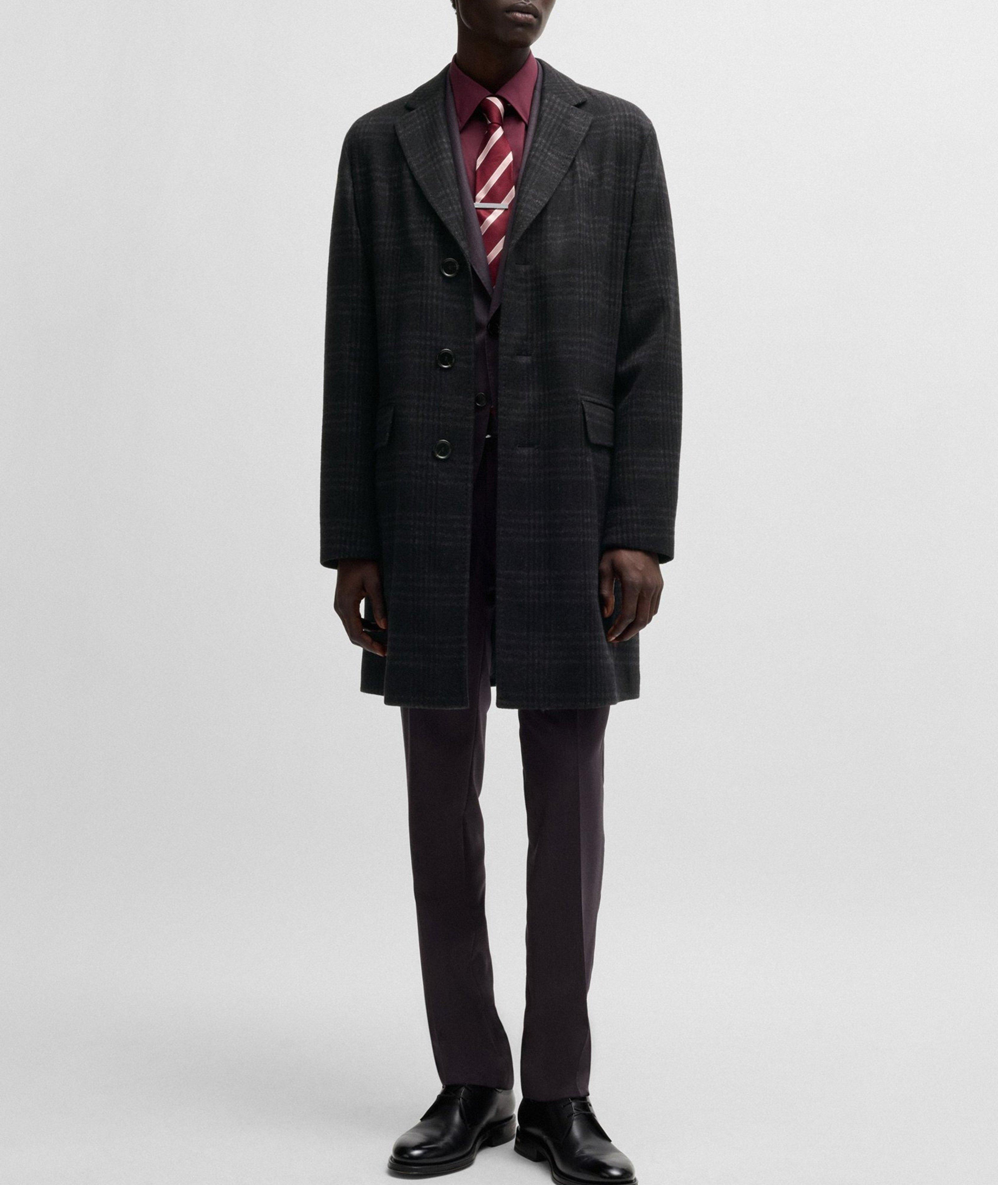 Henk Check Wool-Cashmere Coat image 4