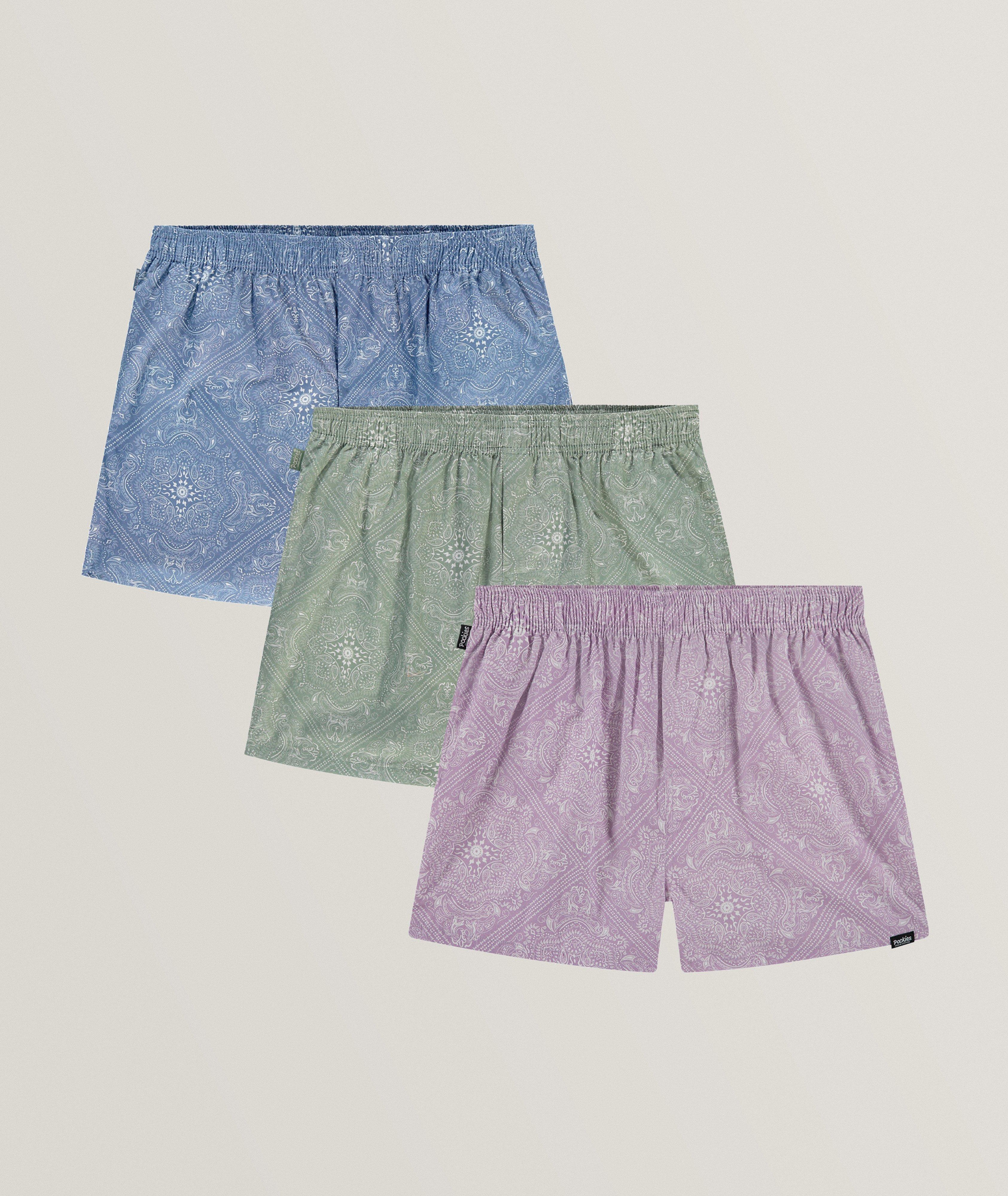 Ensemble de trois boxeurs amples en coton image 0