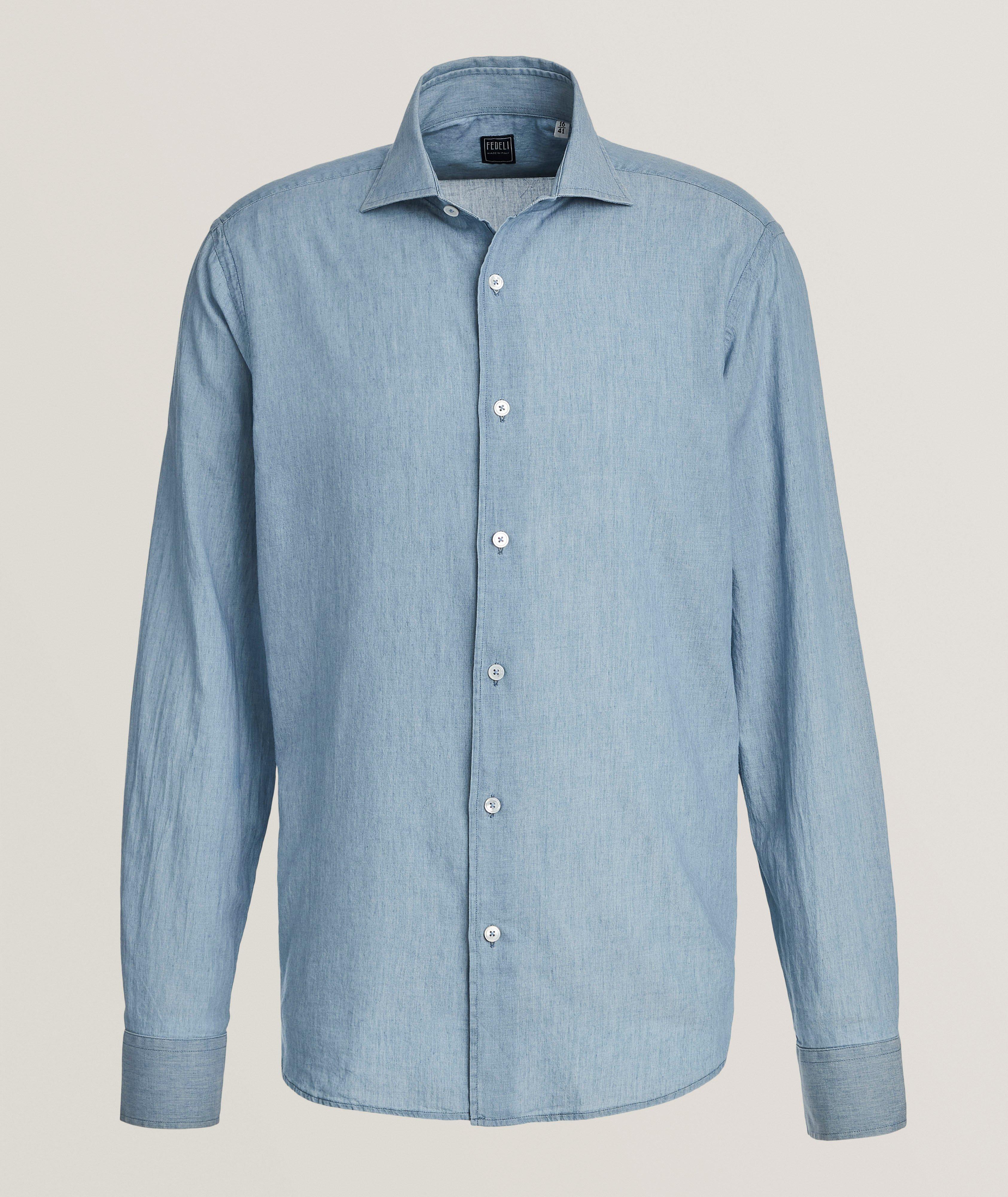 Cotton Denim Shirt  image 0