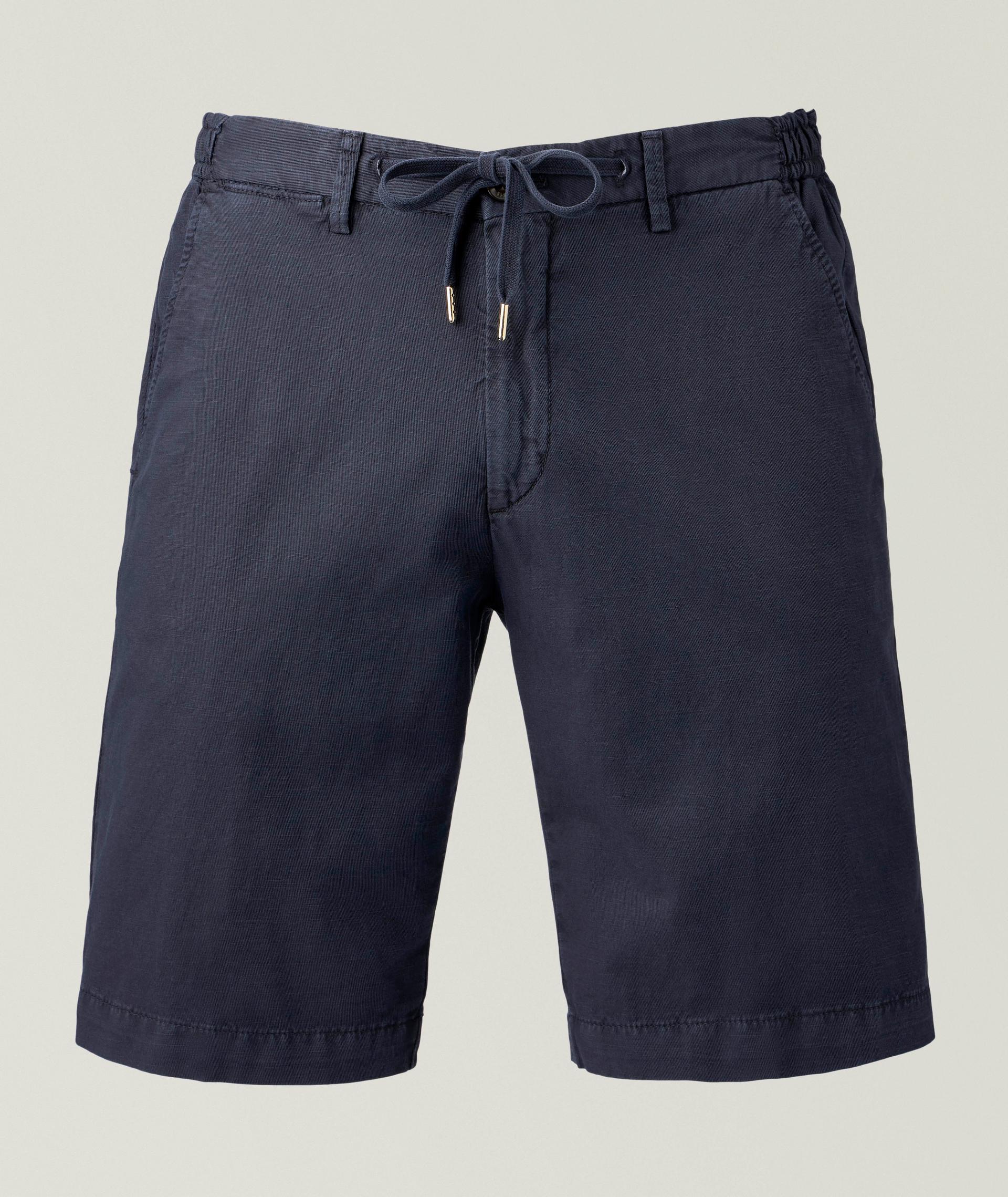 Short Malibu en mélange de coton à cordon image 0