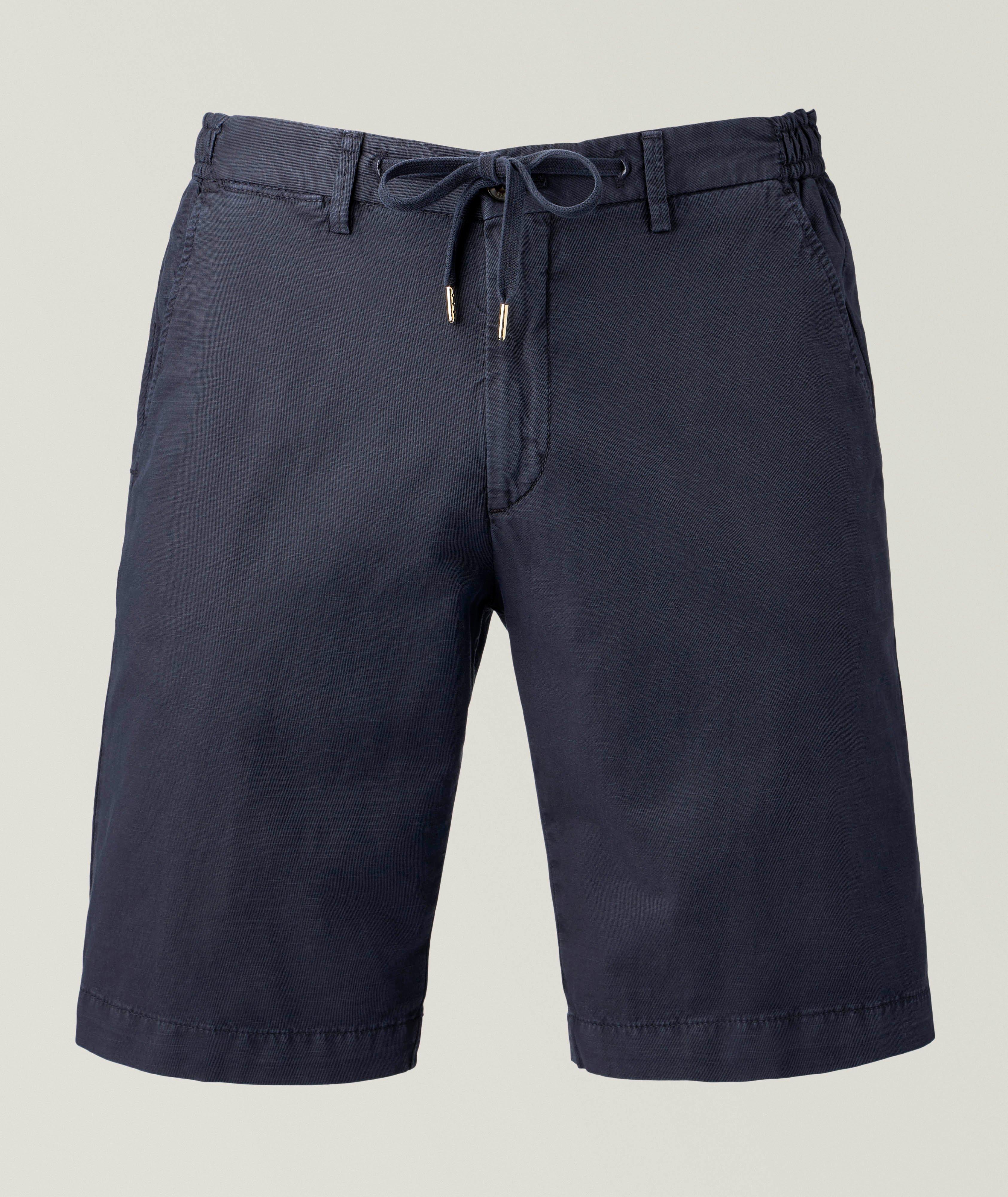 Short Malibu en mélange de coton à cordon image 0