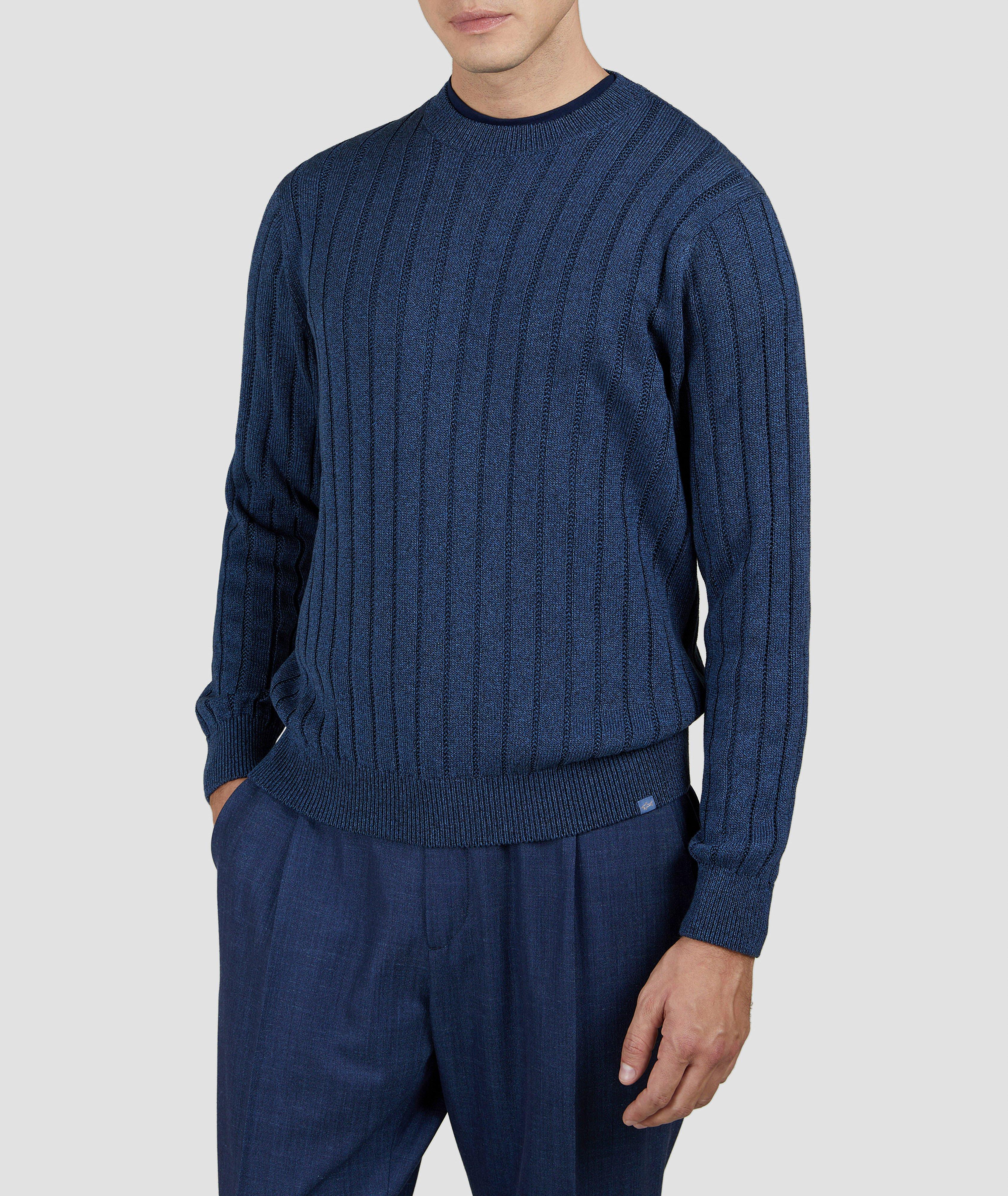 Cotton Cable Knit Sweater image 1