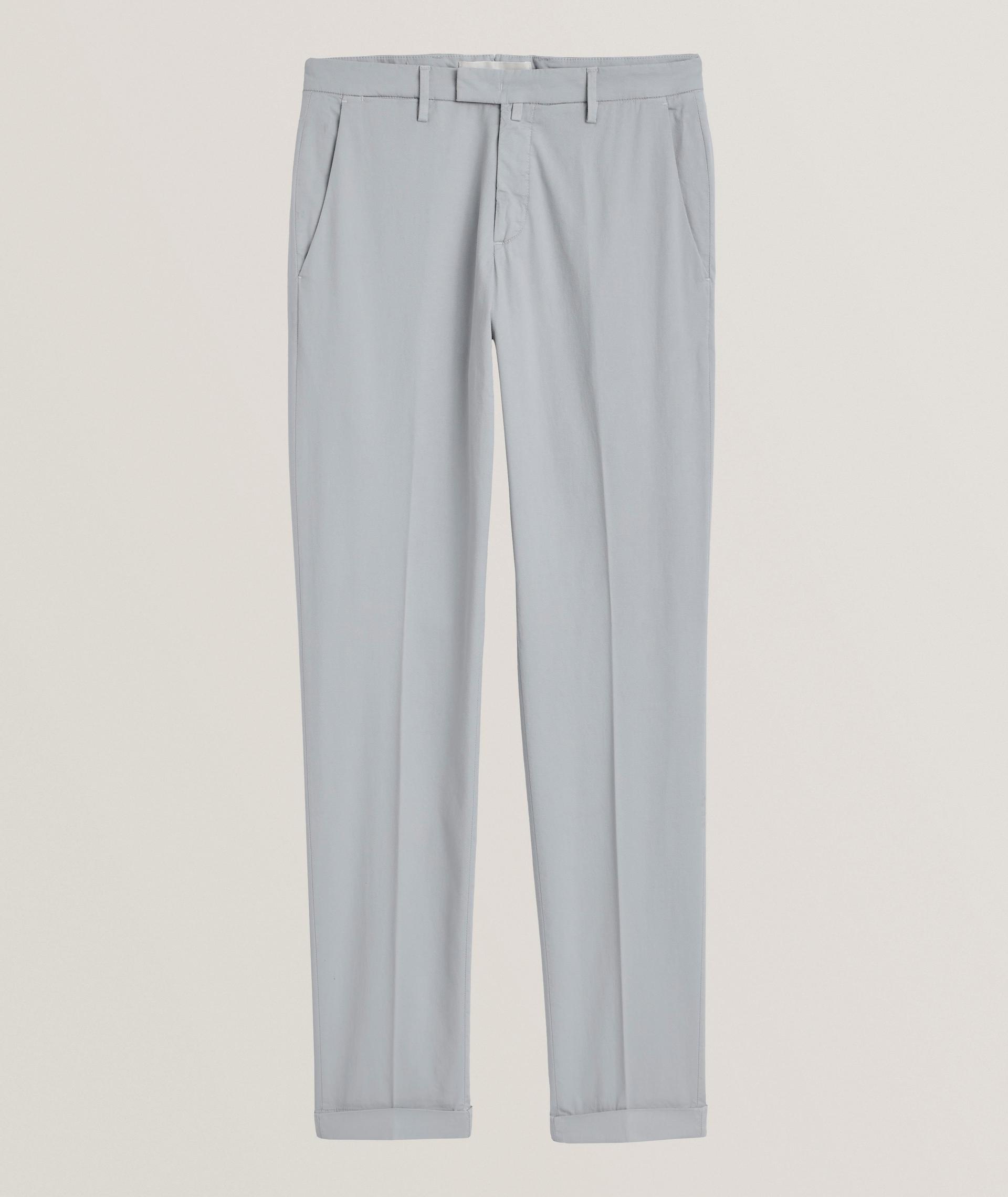 Chino en coton extensible de coupe amincie image 0