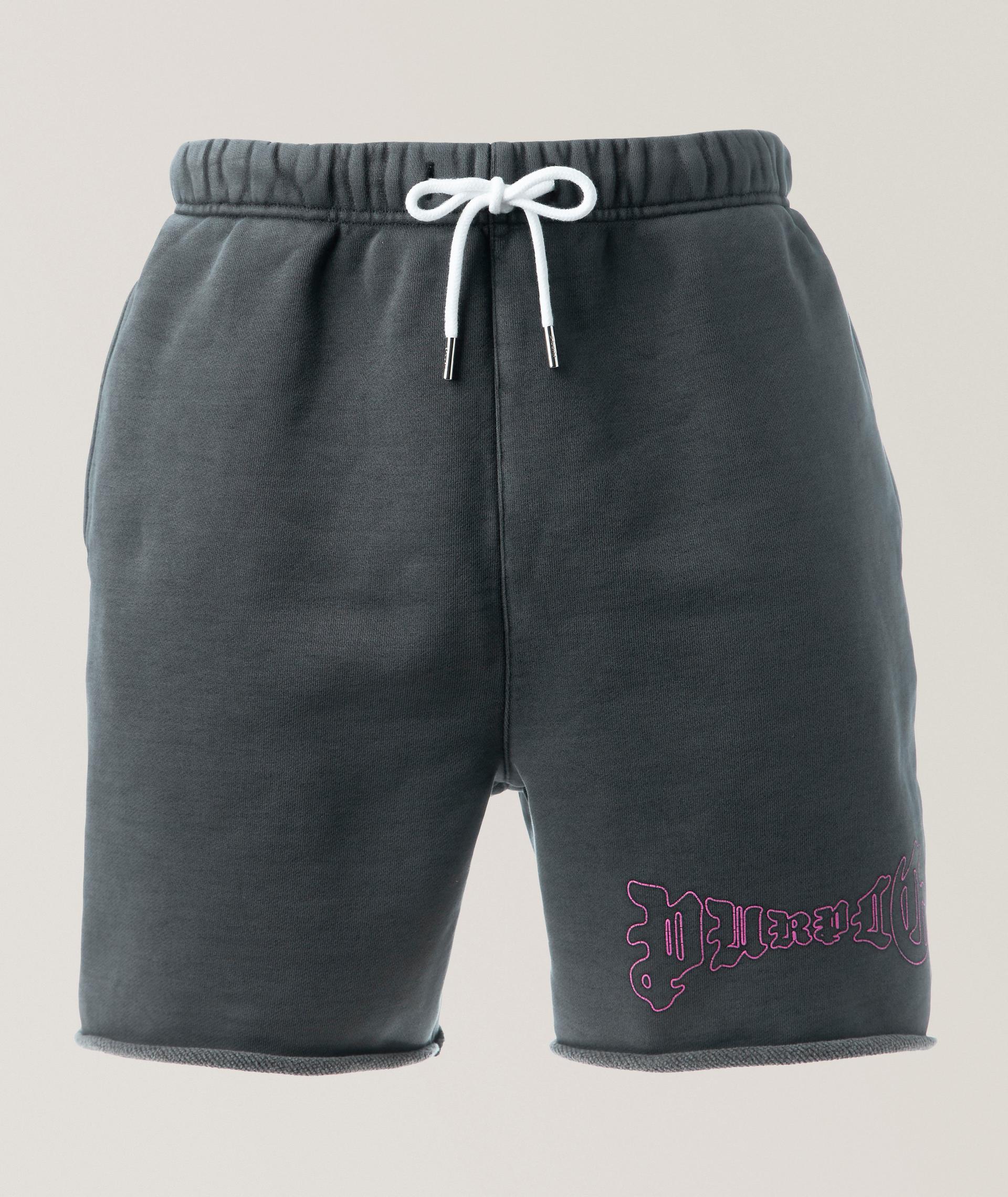 Short sport en coton avec logo gothique image 0