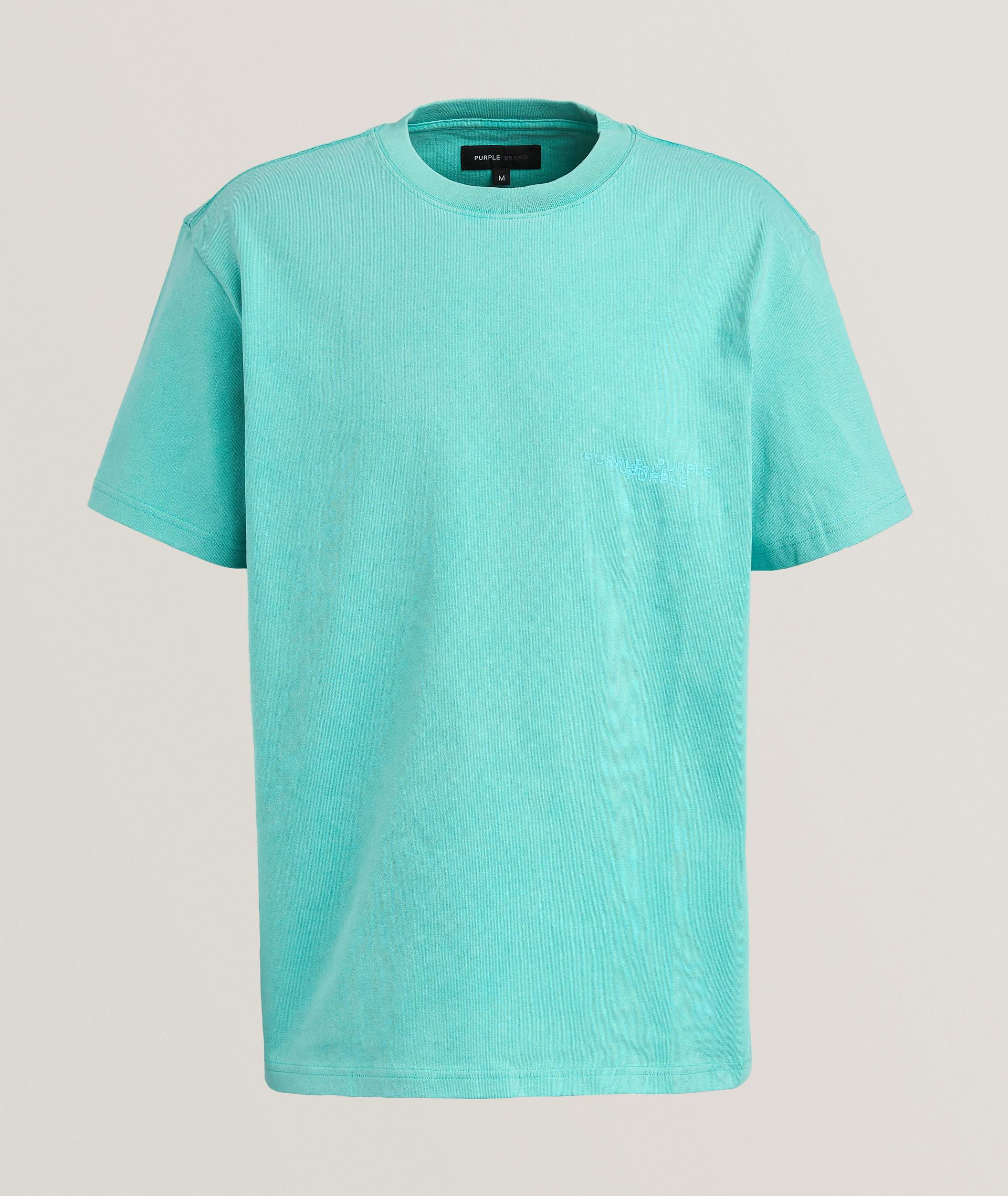 T-shirt en coton avec logos image 0