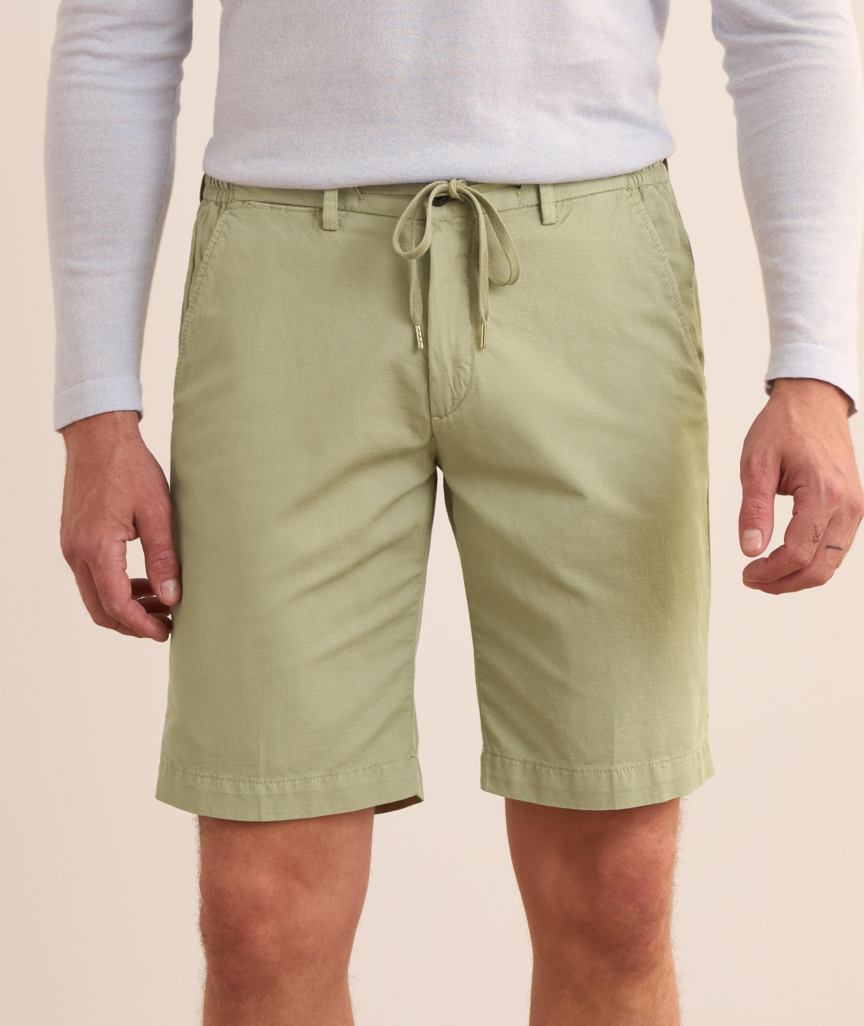 Malibu Cotton-Blend Drawstring Shorts image 1