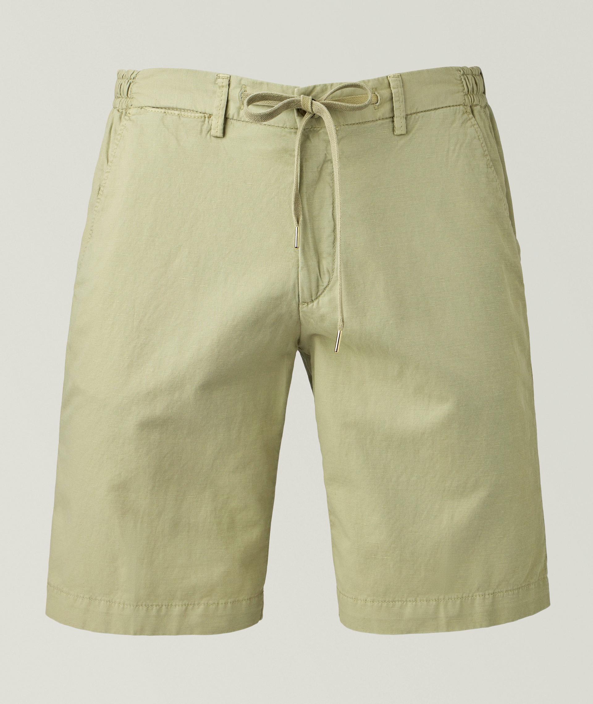 Short Malibu en mélange de coton à cordon image 0