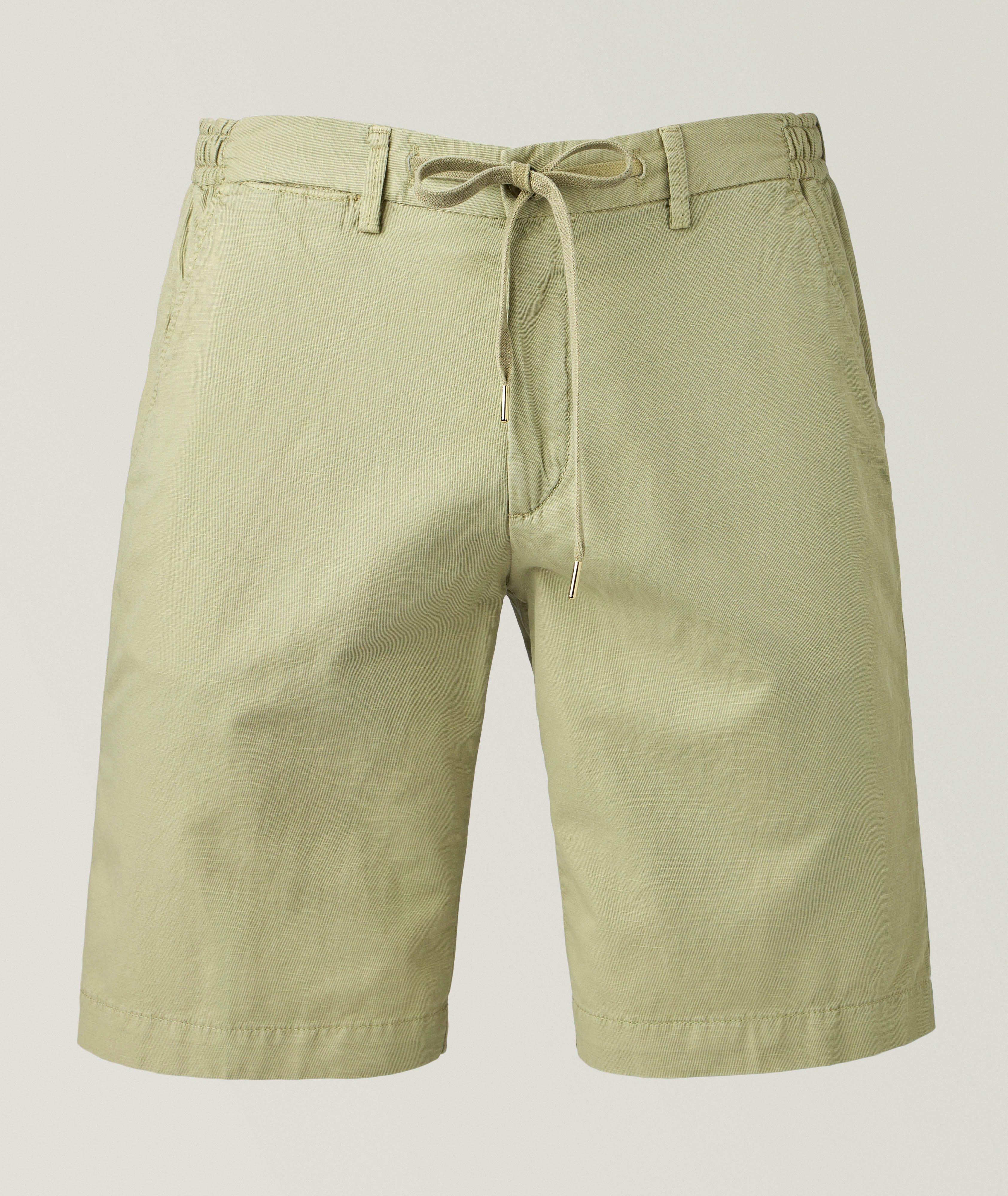Malibu Cotton-Blend Drawstring Shorts image 0