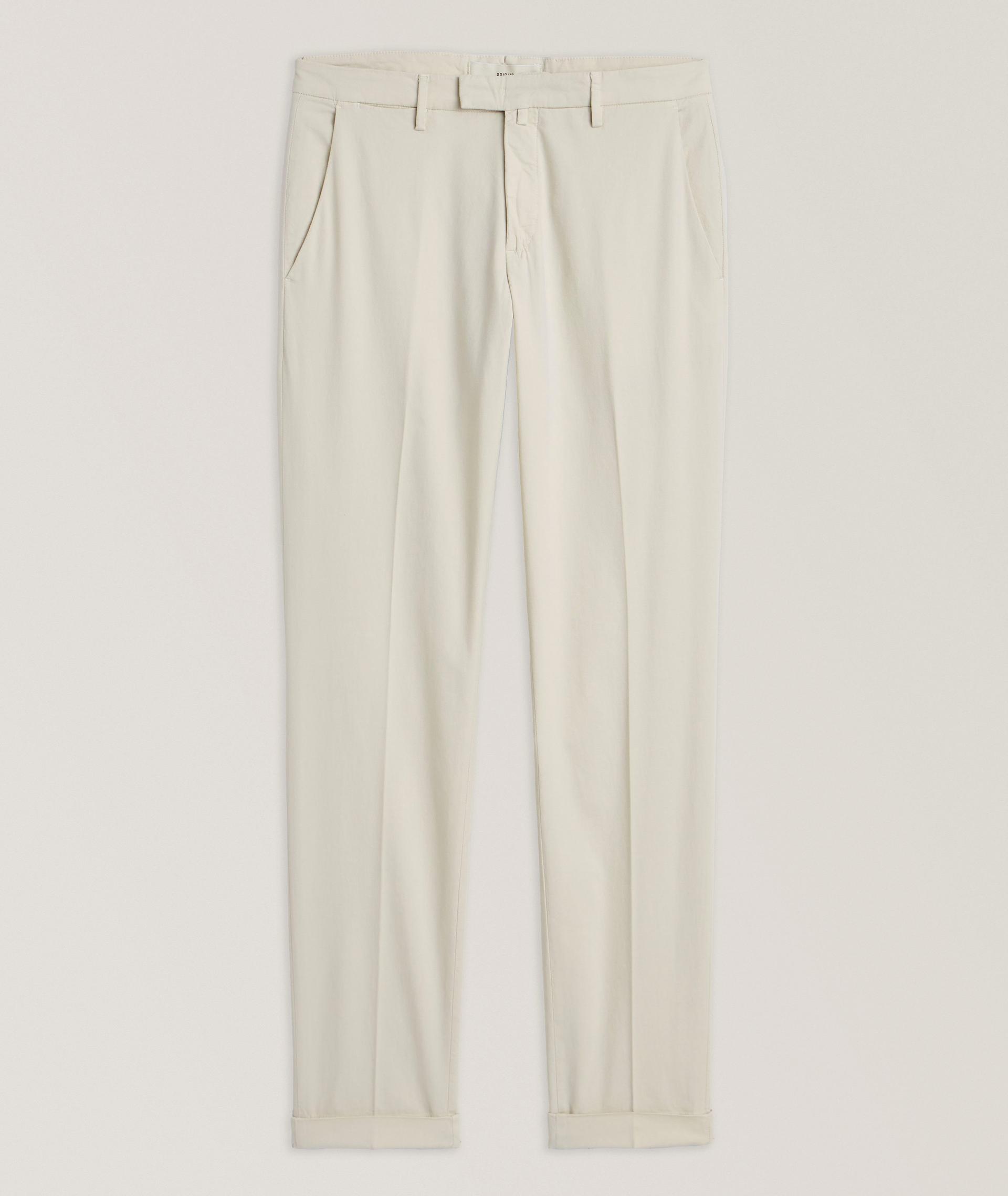 Chino en coton extensible de coupe amincie image 0