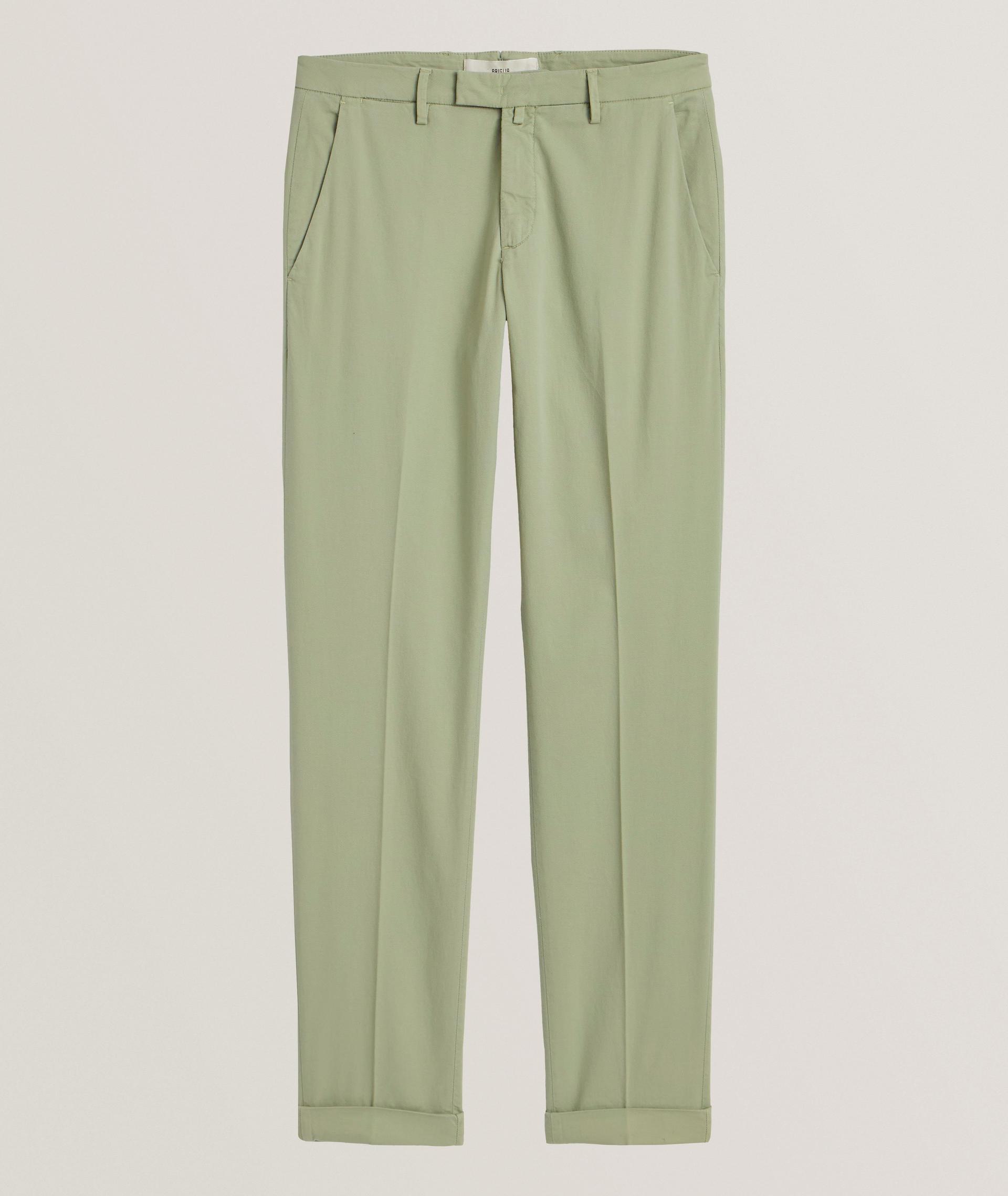 Chino en coton extensible de coupe amincie image 0
