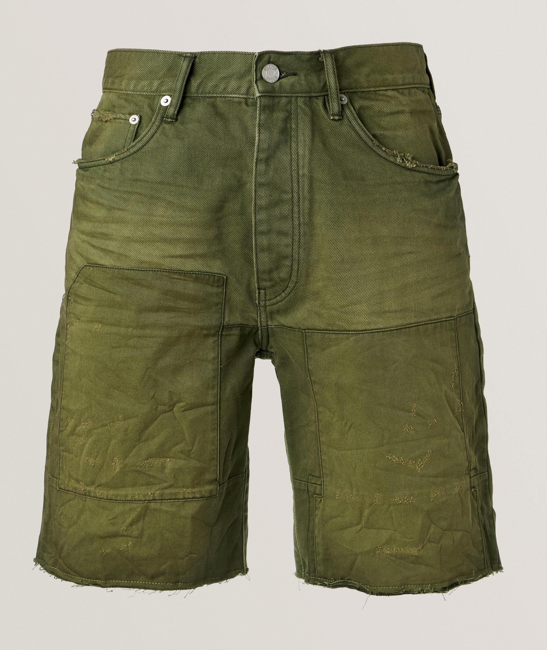 Short P059 en denim surteint image 0