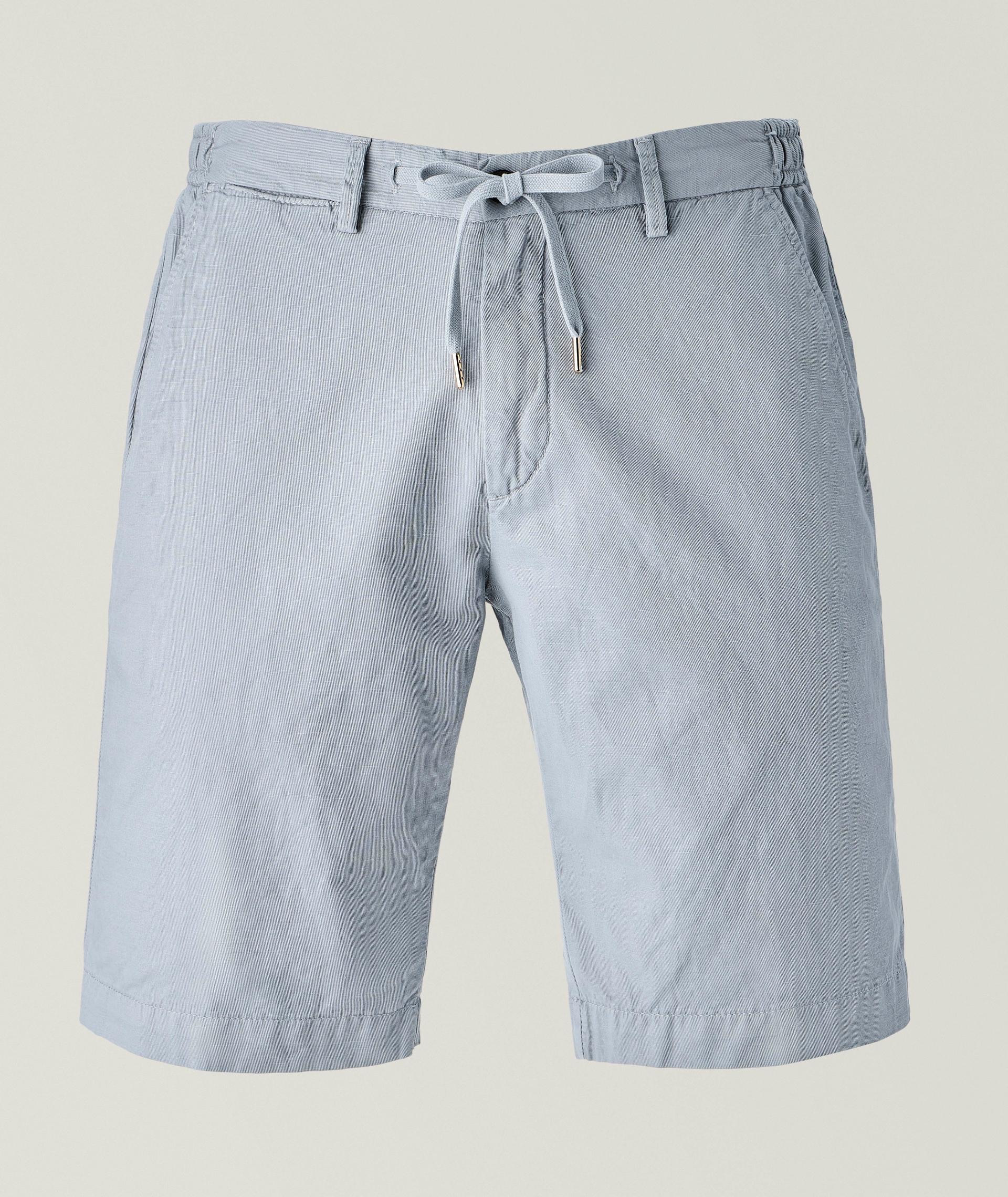 Malibu Cotton-Blend Drawstring Shorts image 0